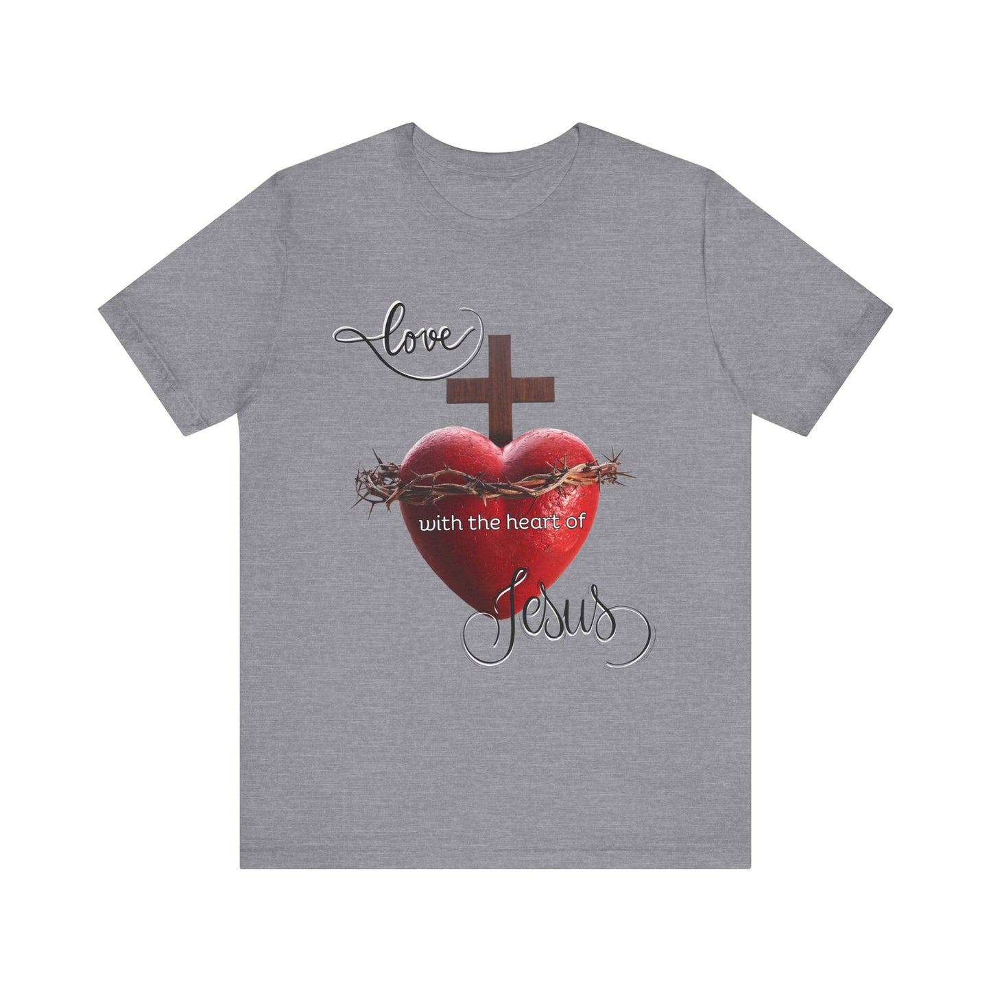 Religious T-Shirts for Men & Women, Christian T-Shirts, Christian Gifts, Jesus Loves Shirts, Jesus T-Shirts, Religious Jesus T-Shirt, Unisex Jersey Short Sleeve Tee