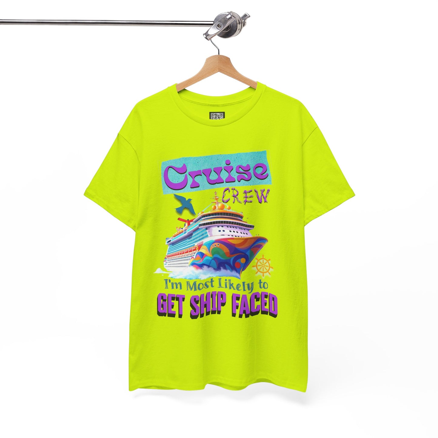 Cruise Crew Heavy Cotton Tee - Perfect for Summer Cruise Vacations, Gifts for Crew Members, Nautical Parties, Cruise Wear, Cruise Lovers