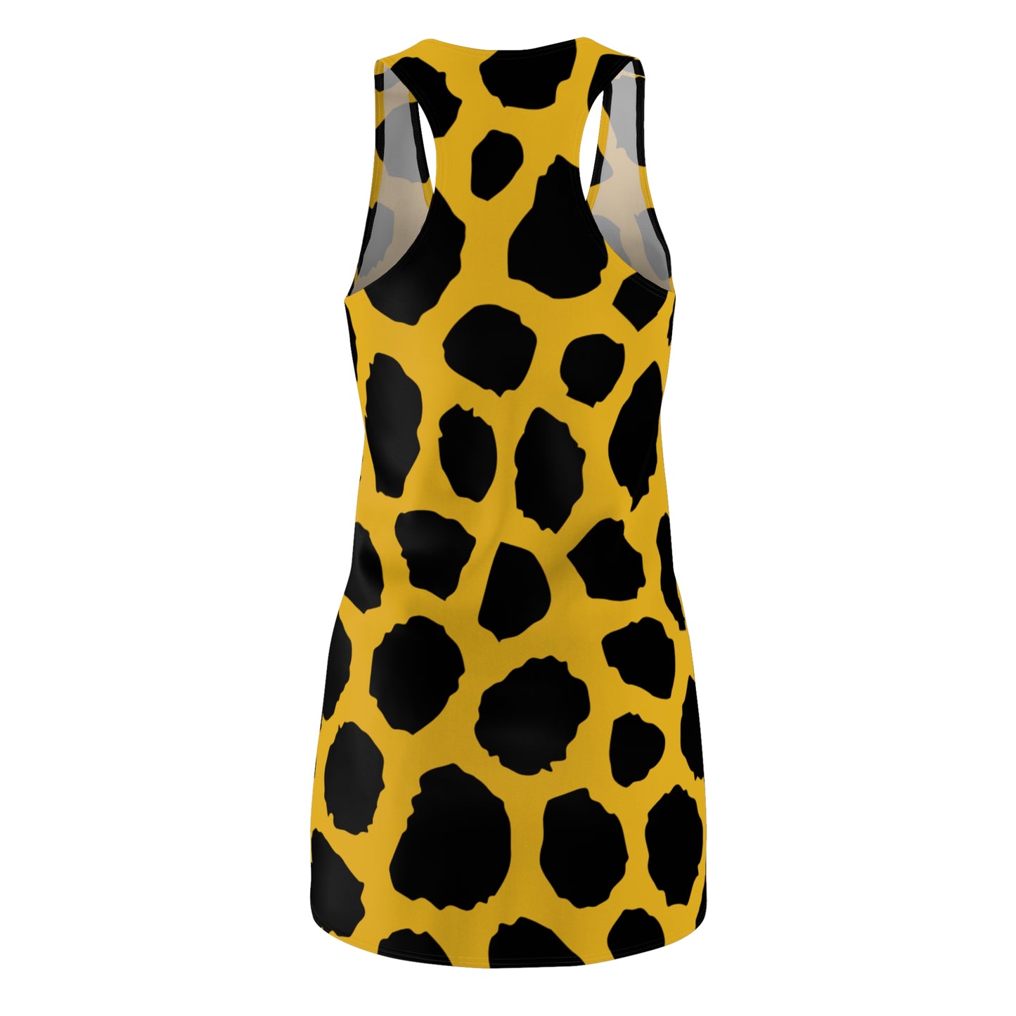 Bold Giraffe Print Racerback Dress - Trendy Summer Outfit, Cute Cool Summer Dress for Women Sizes XS to 2XL,