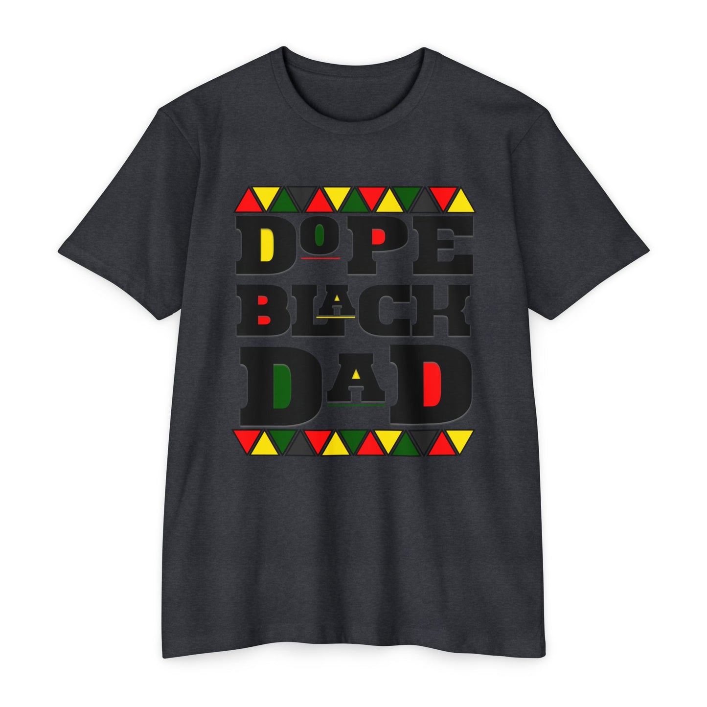 Dope Black Dad T-Shirt, Unisex Jersey Tee for Father's Day, Gift for Dads, Family Reunion Shirt, Cool Black Dad Apparel