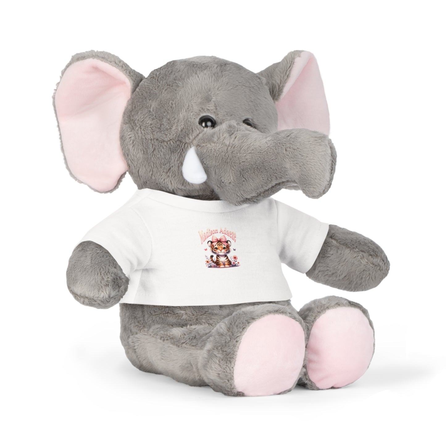 Custom Plush Toy with T-Shirt - Adorable Companion for Kids & Special Occasions, Newborn Personalized Baby Shower Gifts,