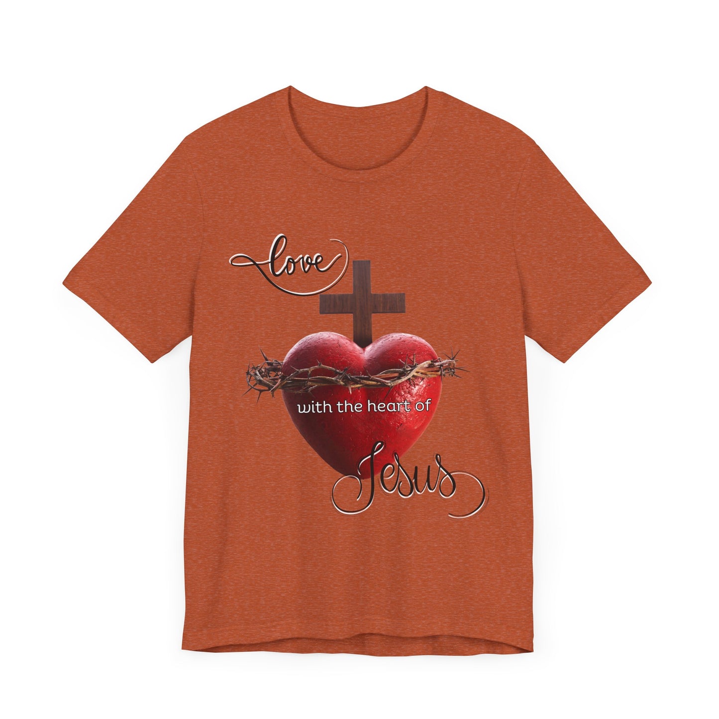 Religious T-Shirts for Men & Women, Christian T-Shirts, Christian Gifts, Jesus Loves Shirts, Jesus T-Shirts, Religious Jesus T-Shirt, Unisex Jersey Short Sleeve Tee