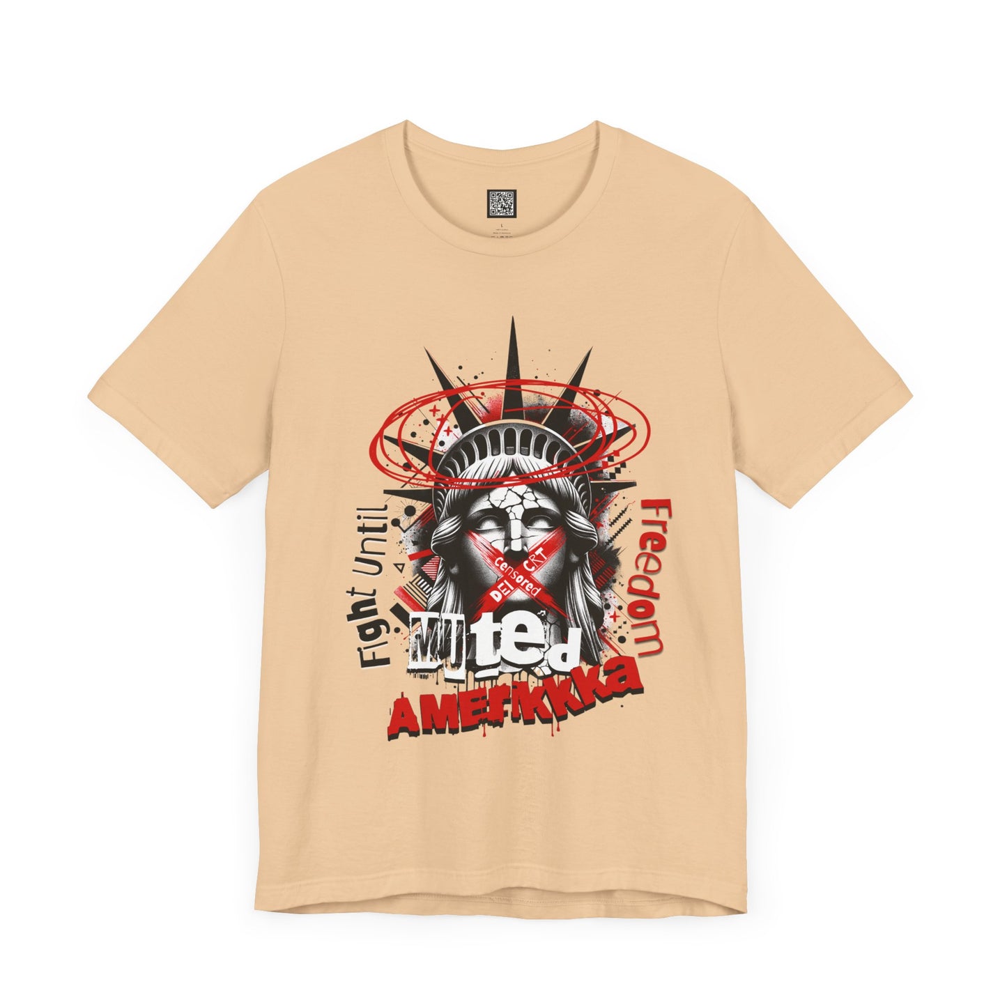 Patriotic Freedom Graphic Tee, Fight Oligarchy in America T-Shirts, This is America Shirt, Unisex Freedom for America Tees