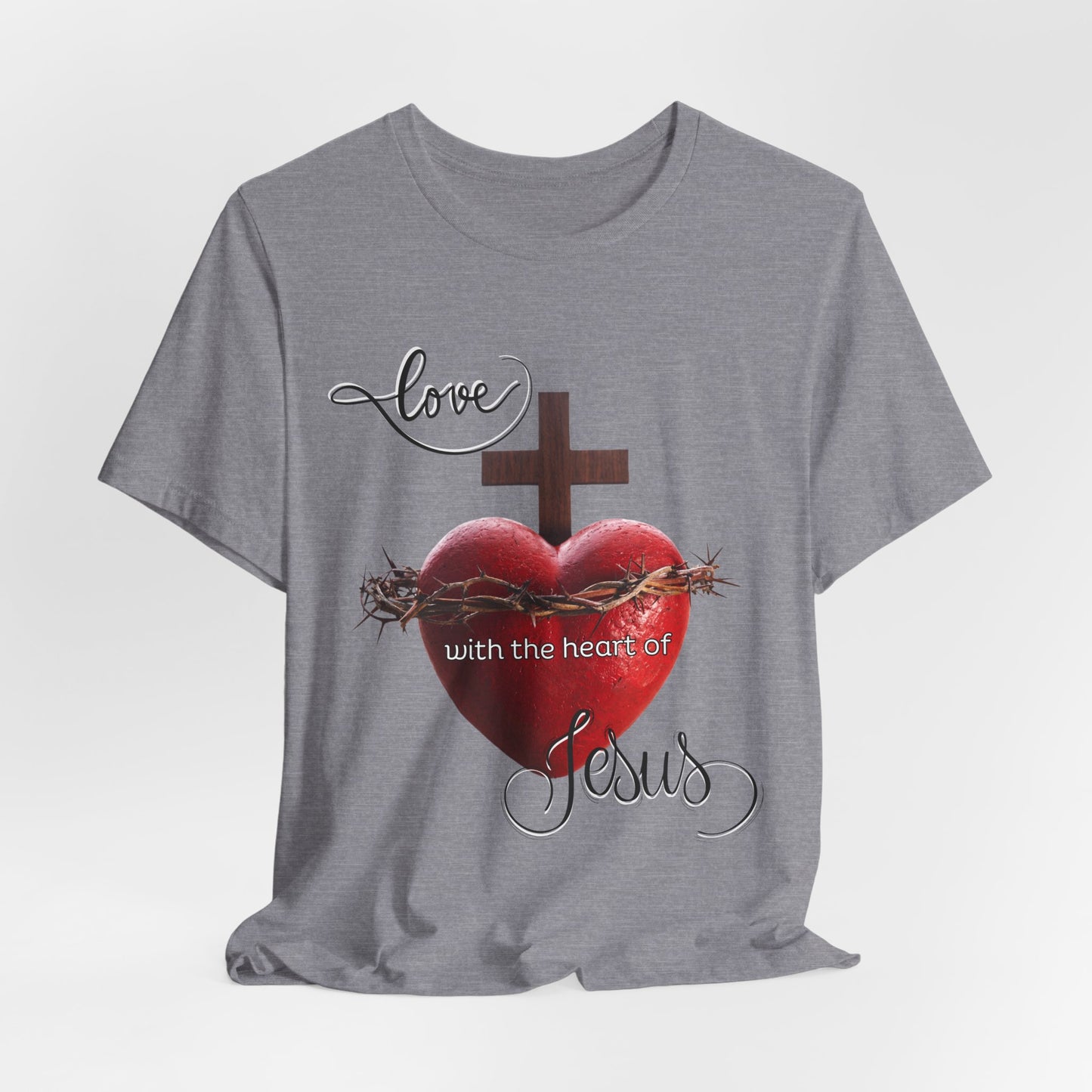 Religious T-Shirts for Men & Women, Christian T-Shirts, Christian Gifts, Jesus Loves Shirts, Jesus T-Shirts, Religious Jesus T-Shirt, Unisex Jersey Short Sleeve Tee