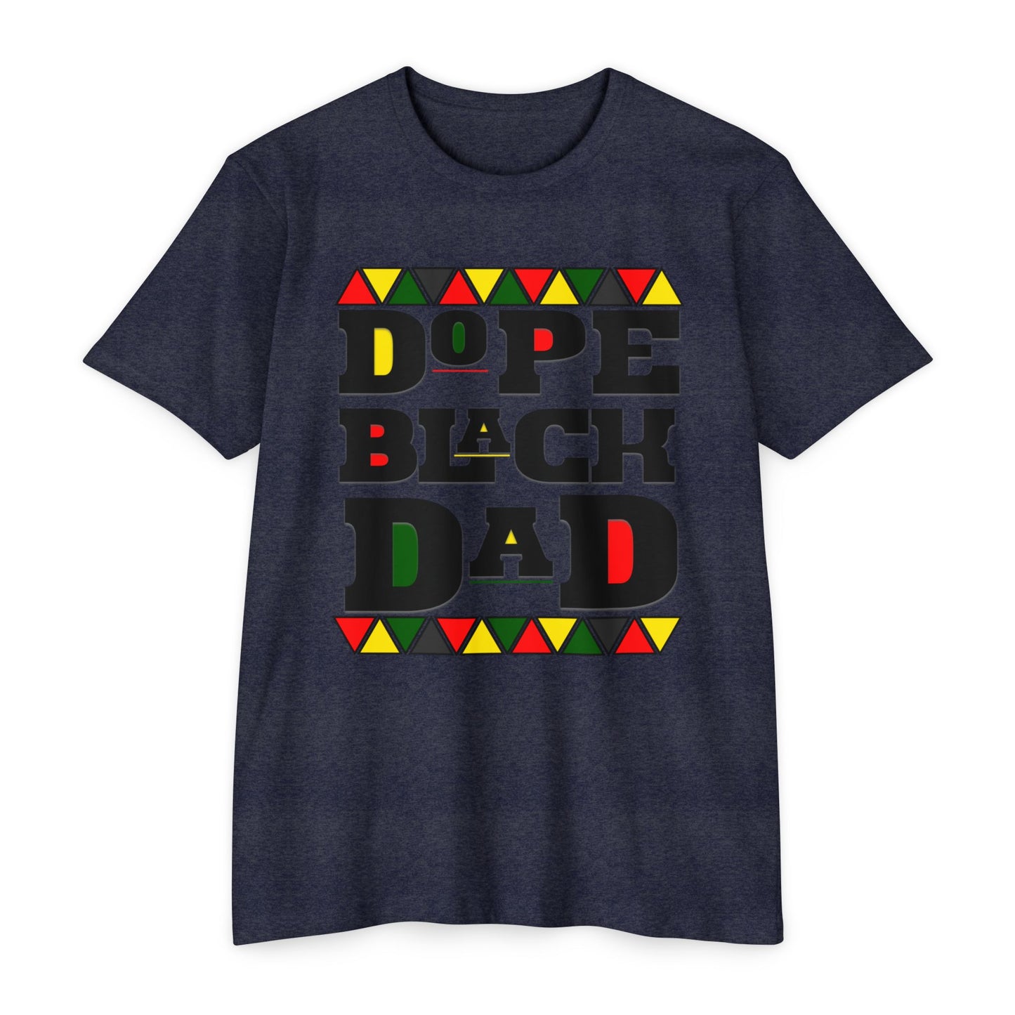 Dope Black Dad T-Shirt, Unisex Jersey Tee for Father's Day, Gift for Dads, Family Reunion Shirt, Cool Black Dad Apparel