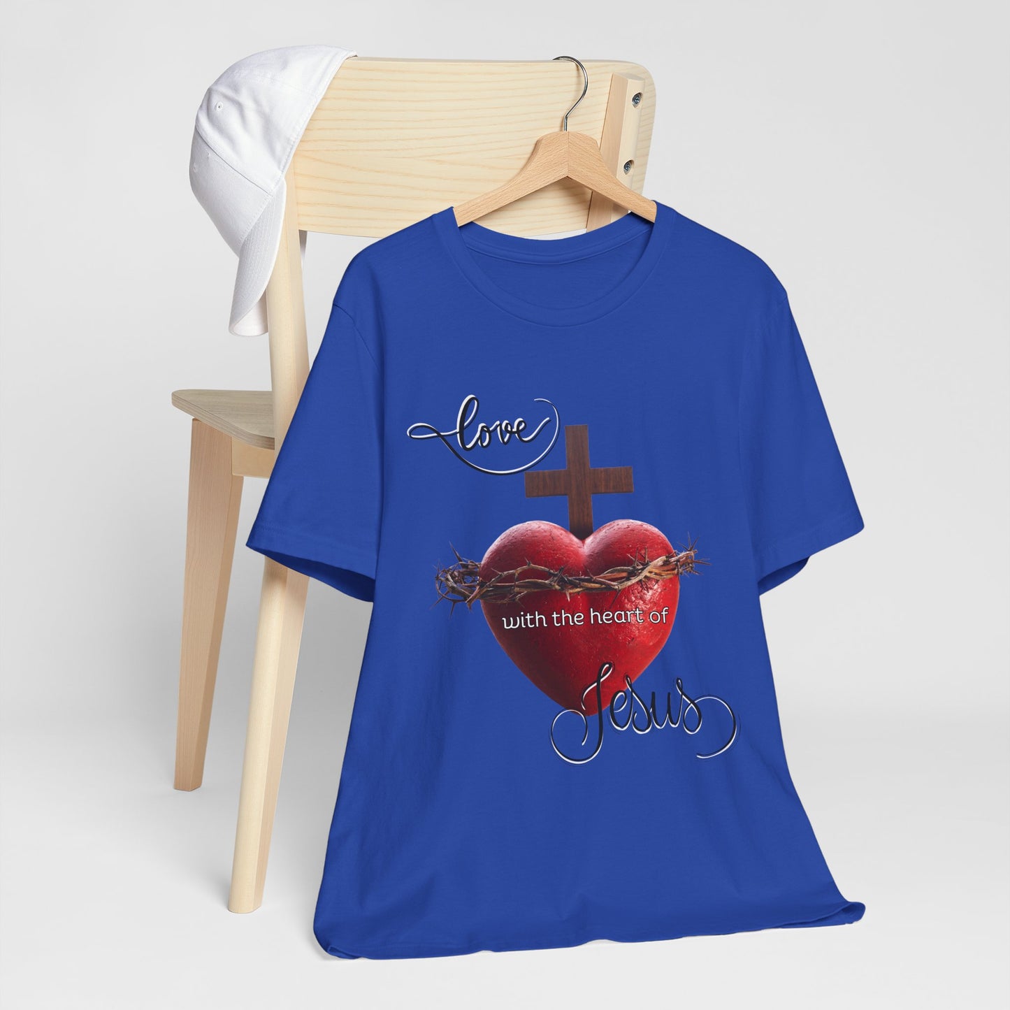 Religious T-Shirts for Men & Women, Christian T-Shirts, Christian Gifts, Jesus Loves Shirts, Jesus T-Shirts, Religious Jesus T-Shirt, Unisex Jersey Short Sleeve Tee