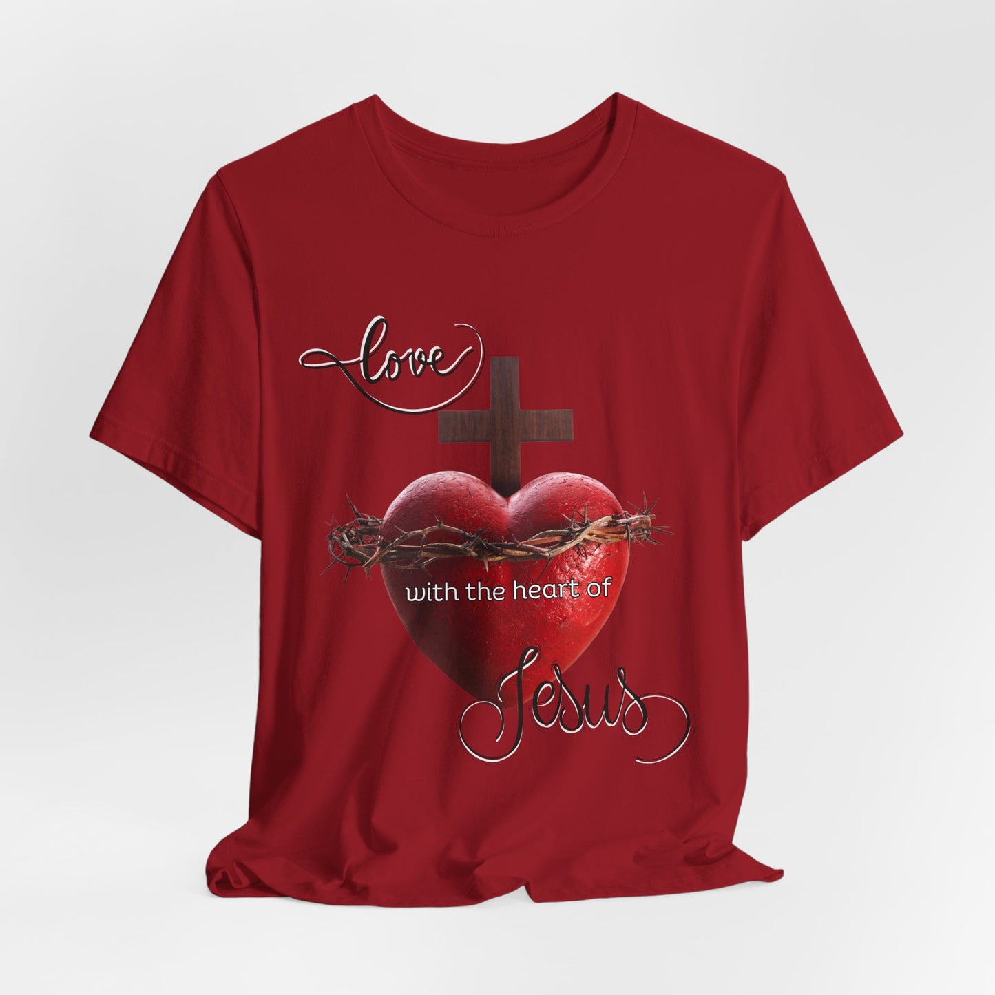 Religious T-Shirts for Men & Women, Christian T-Shirts, Christian Gifts, Jesus Loves Shirts, Jesus T-Shirts, Religious Jesus T-Shirt, Unisex Jersey Short Sleeve Tee