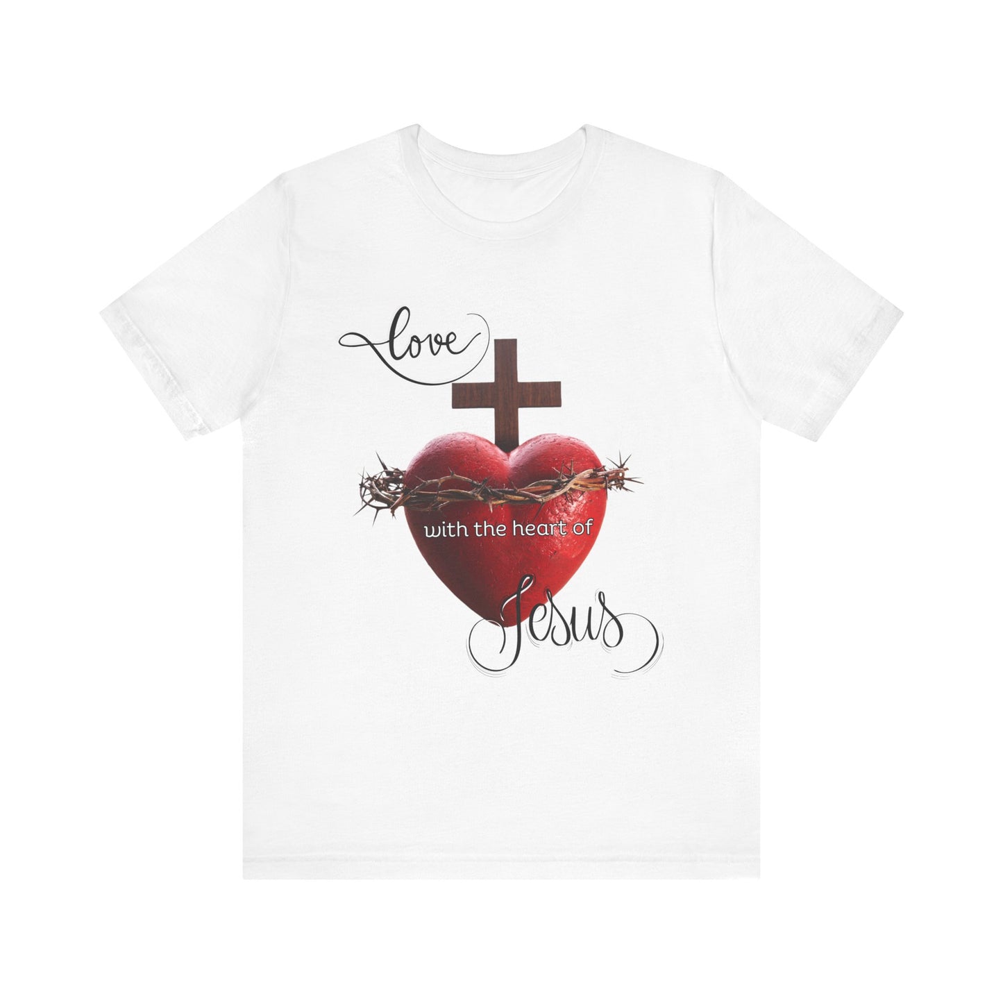 Religious T-Shirts for Men & Women, Christian T-Shirts, Christian Gifts, Jesus Loves Shirts, Jesus T-Shirts, Religious Jesus T-Shirt, Unisex Jersey Short Sleeve Tee