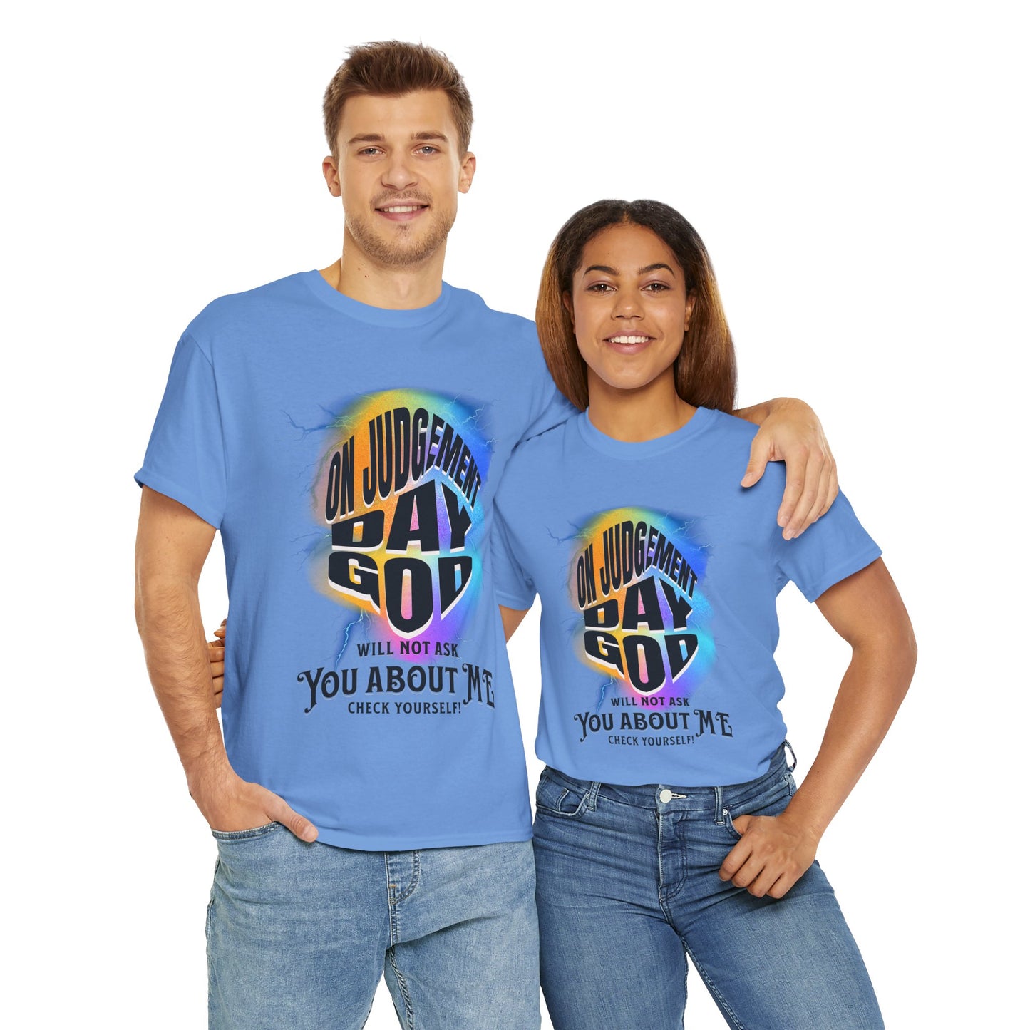 On Judgement Day Graphic Tee, Funny Christian T-Shirt for Men and Women, Gift for Believers, Casual Wear, Religious Statement T-Shirt