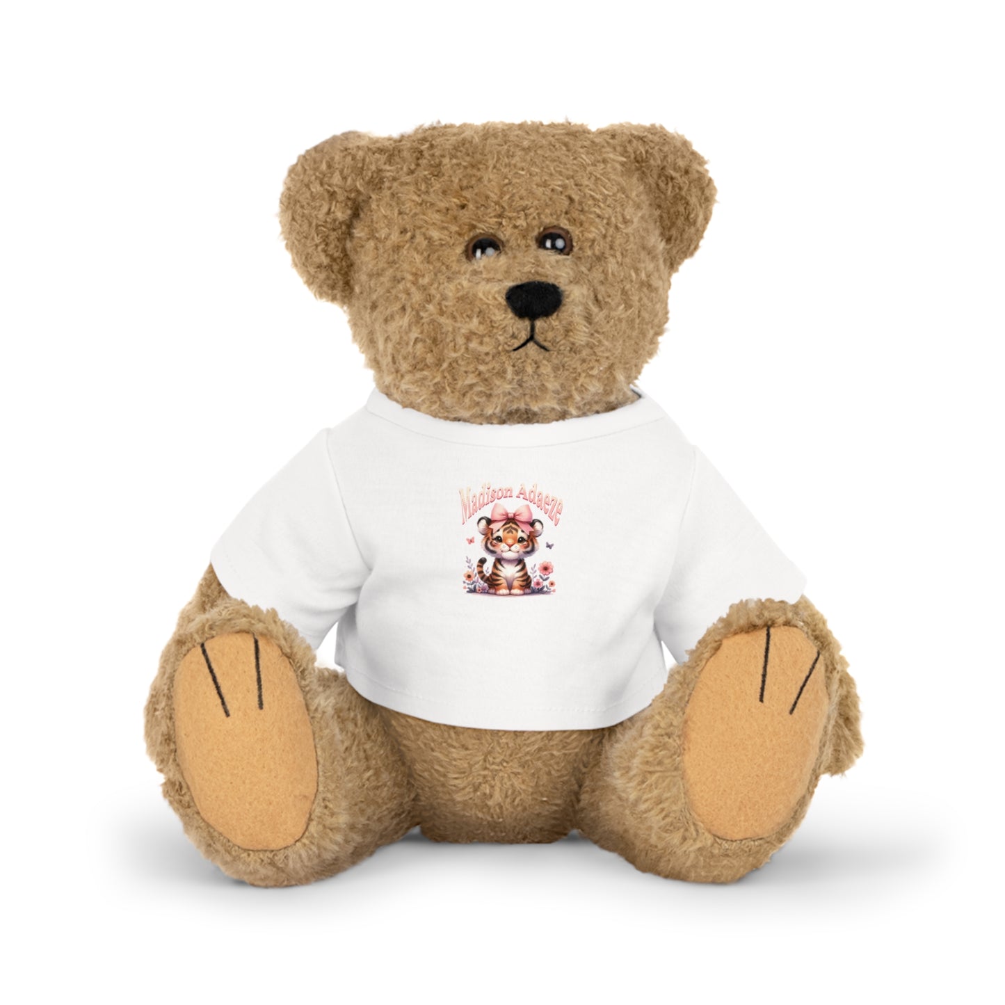 Custom Plush Toy with T-Shirt - Adorable Companion for Kids & Special Occasions, Newborn Personalized Baby Shower Gifts,