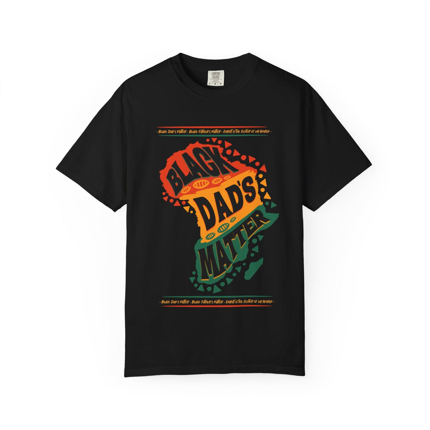 Black Dads Matter Unisex T-Shirt, Perfect for Father's Day, Family Gatherings, and Everyday Wear, Support Black Fatherhood