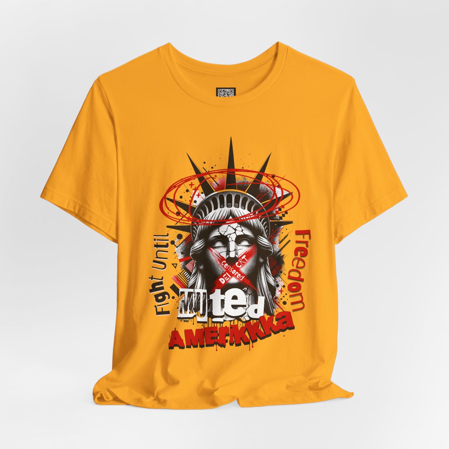 Patriotic Freedom Graphic Tee, Fight Oligarchy in America T-Shirts, This is America Shirt, Unisex Freedom for America Tees