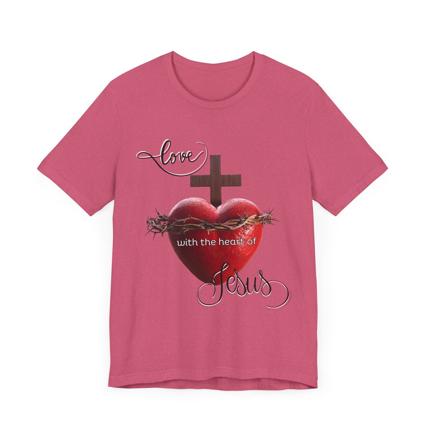 Religious T-Shirts for Men & Women, Christian T-Shirts, Christian Gifts, Jesus Loves Shirts, Jesus T-Shirts, Religious Jesus T-Shirt, Unisex Jersey Short Sleeve Tee