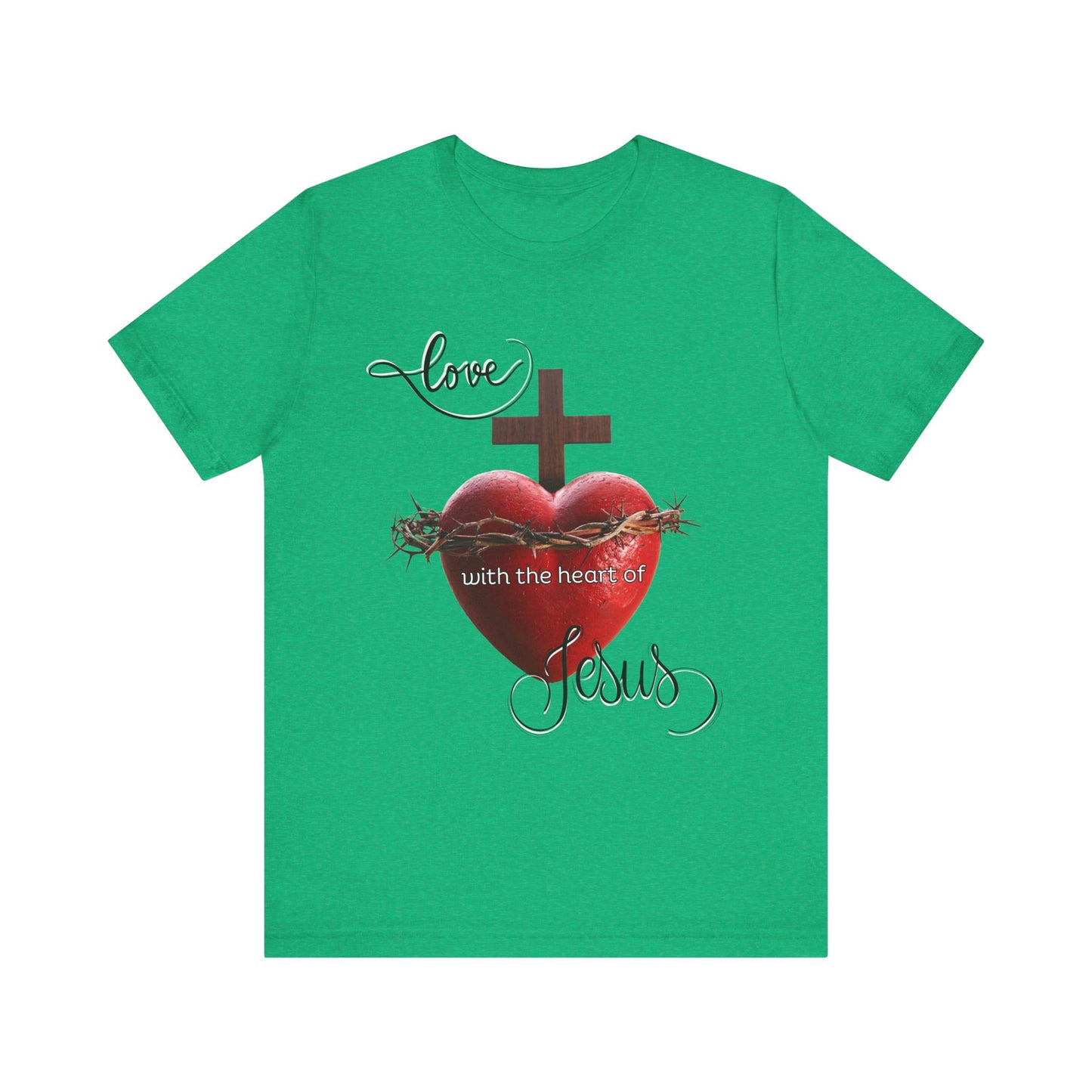 Religious T-Shirts for Men & Women, Christian T-Shirts, Christian Gifts, Jesus Loves Shirts, Jesus T-Shirts, Religious Jesus T-Shirt, Unisex Jersey Short Sleeve Tee