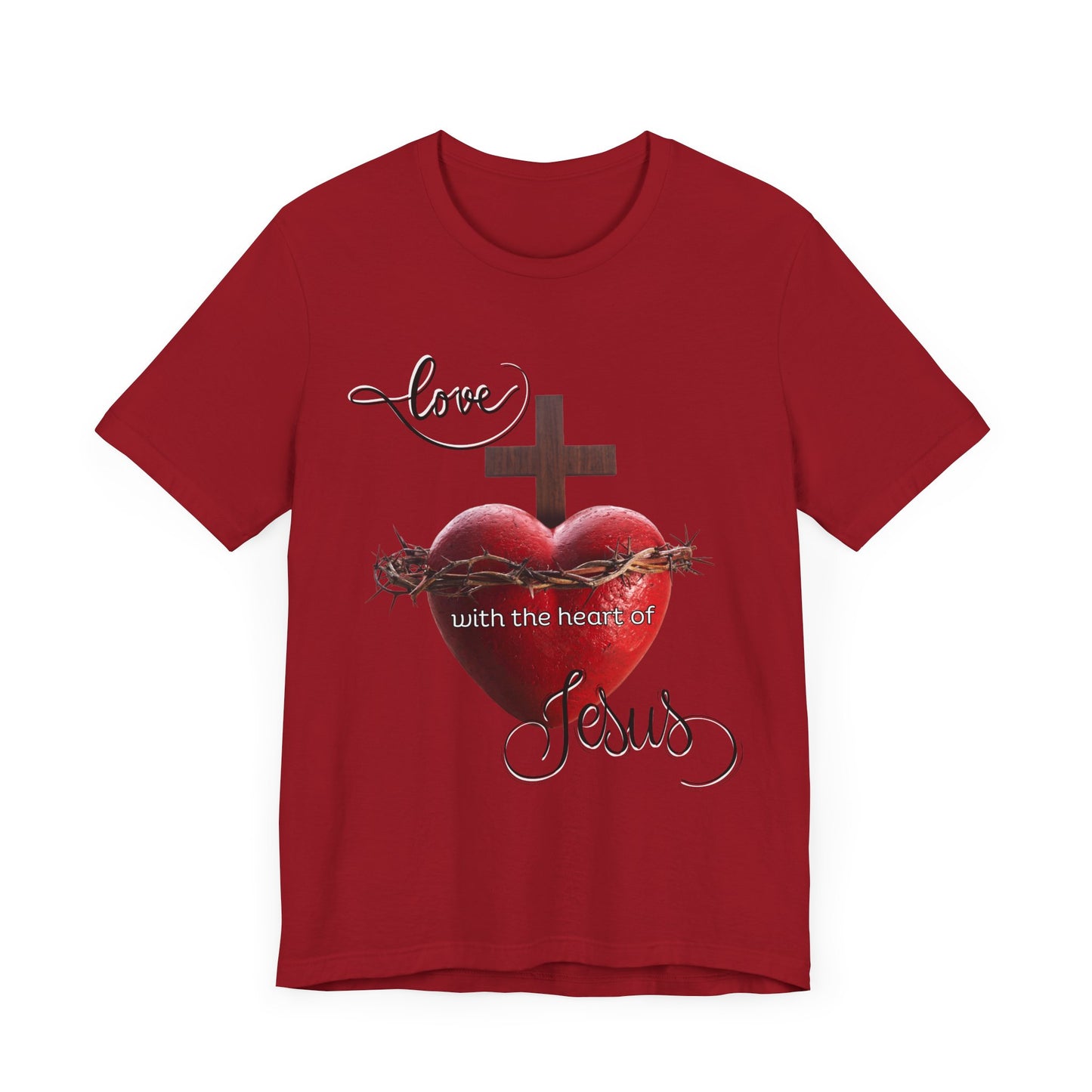 Religious T-Shirts for Men & Women, Christian T-Shirts, Christian Gifts, Jesus Loves Shirts, Jesus T-Shirts, Religious Jesus T-Shirt, Unisex Jersey Short Sleeve Tee