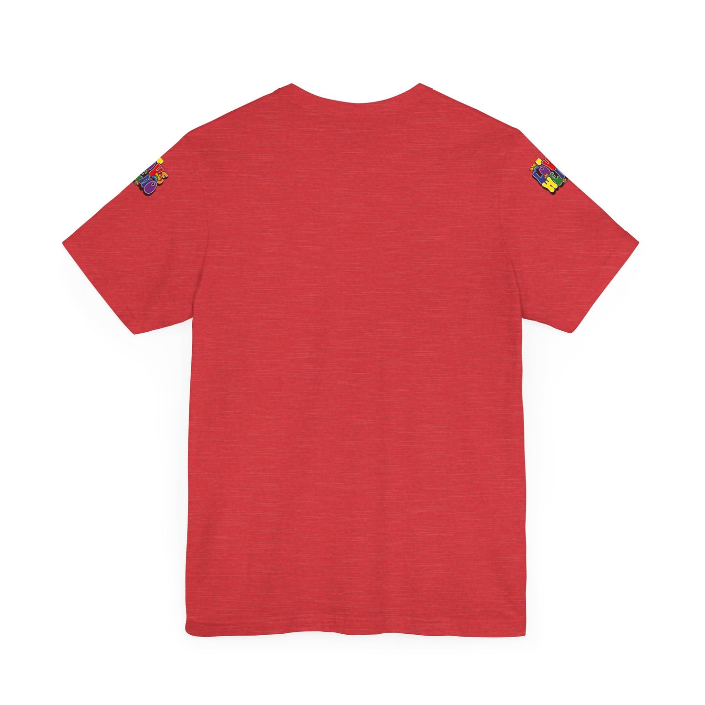 Colorful LGBTQ+ Love Short Sleeve Tee, Pride T-Shirt, I Love WeHo, Pride Festival Merchandise, Gift for Friends, Unisex Graphic Tee