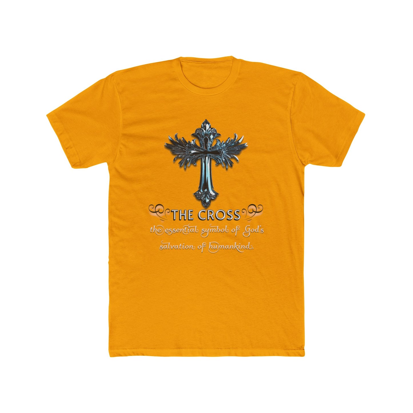 Faith-Inspired Unisex Tee, The Cross, A Symbol of Salvation, Christian Merchandise Great for Gifting, Religious Inspirational Tees
