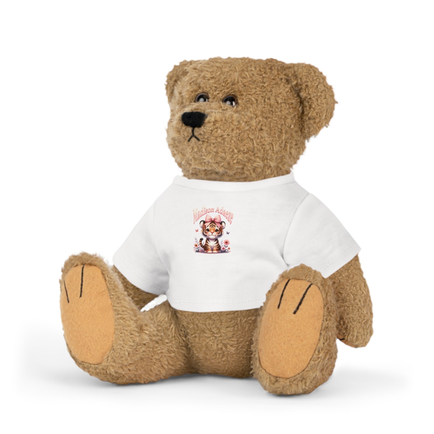 Custom Plush Toy with T-Shirt - Adorable Companion for Kids & Special Occasions, Newborn Personalized Baby Shower Gifts,