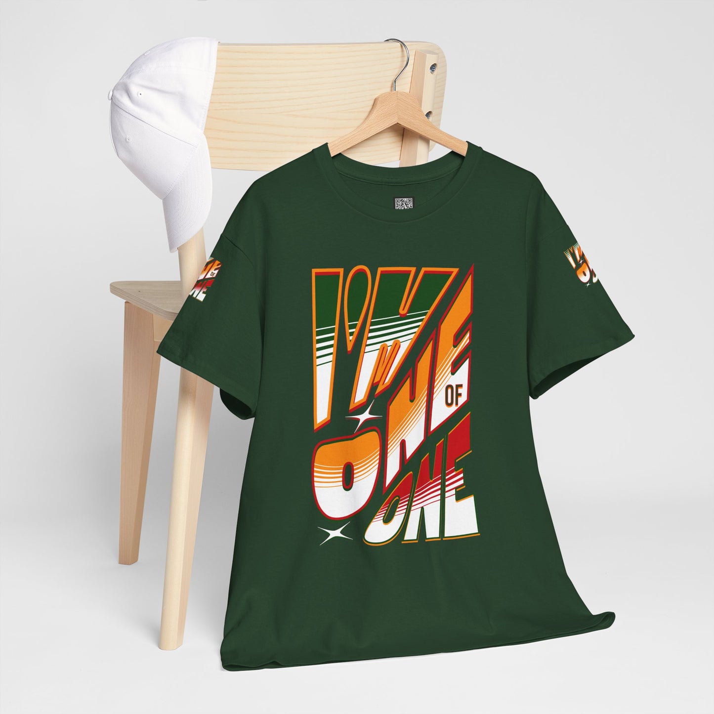 Unisex Heavy Cotton Tee - I'm One of One, Juneteenth Graphic T-Shirt, Bold Statement Shirt, Unisex Self-Love Style T-Shirt, Melanin T-Shirt