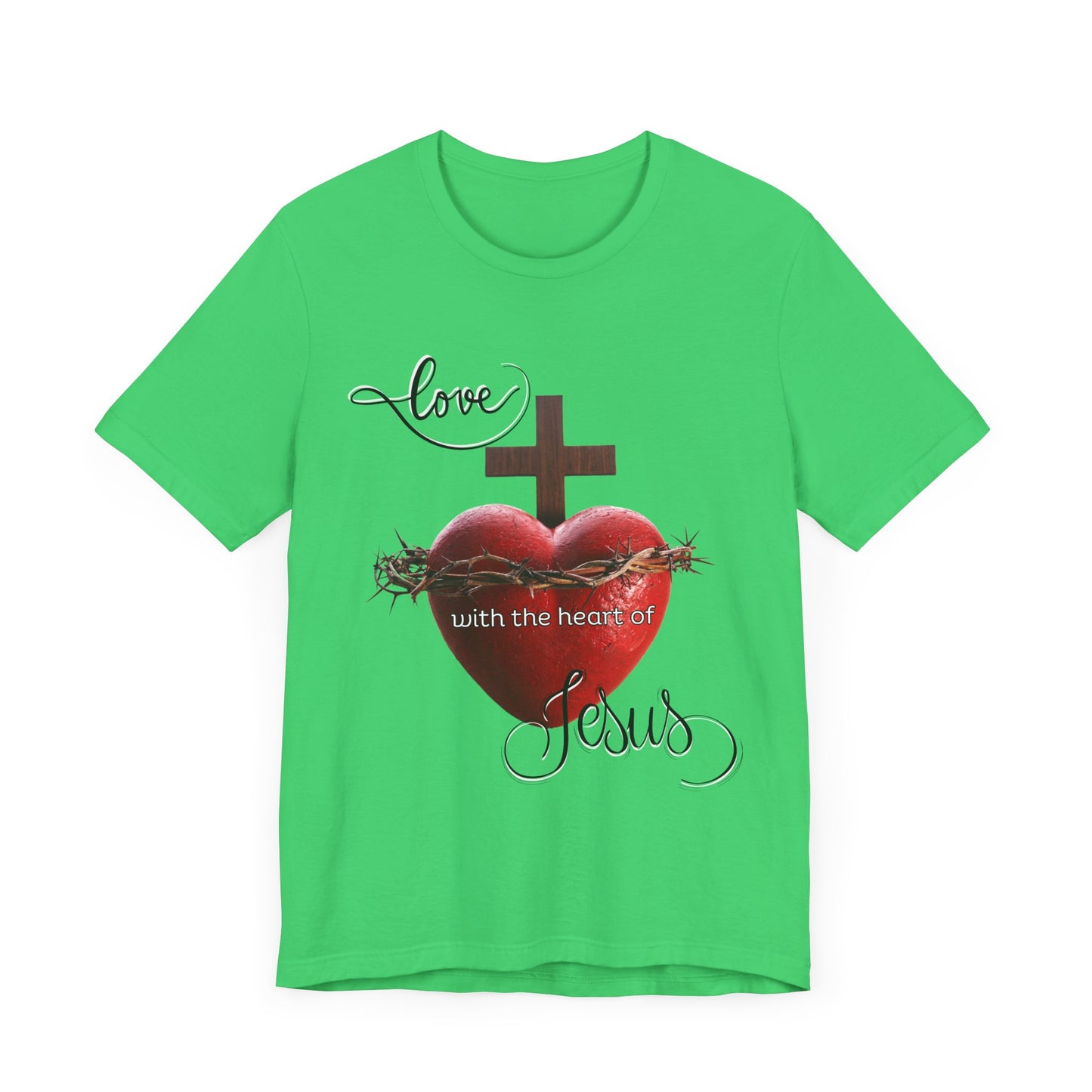 Religious T-Shirts for Men & Women, Christian T-Shirts, Christian Gifts, Jesus Loves Shirts, Jesus T-Shirts, Religious Jesus T-Shirt, Unisex Jersey Short Sleeve Tee