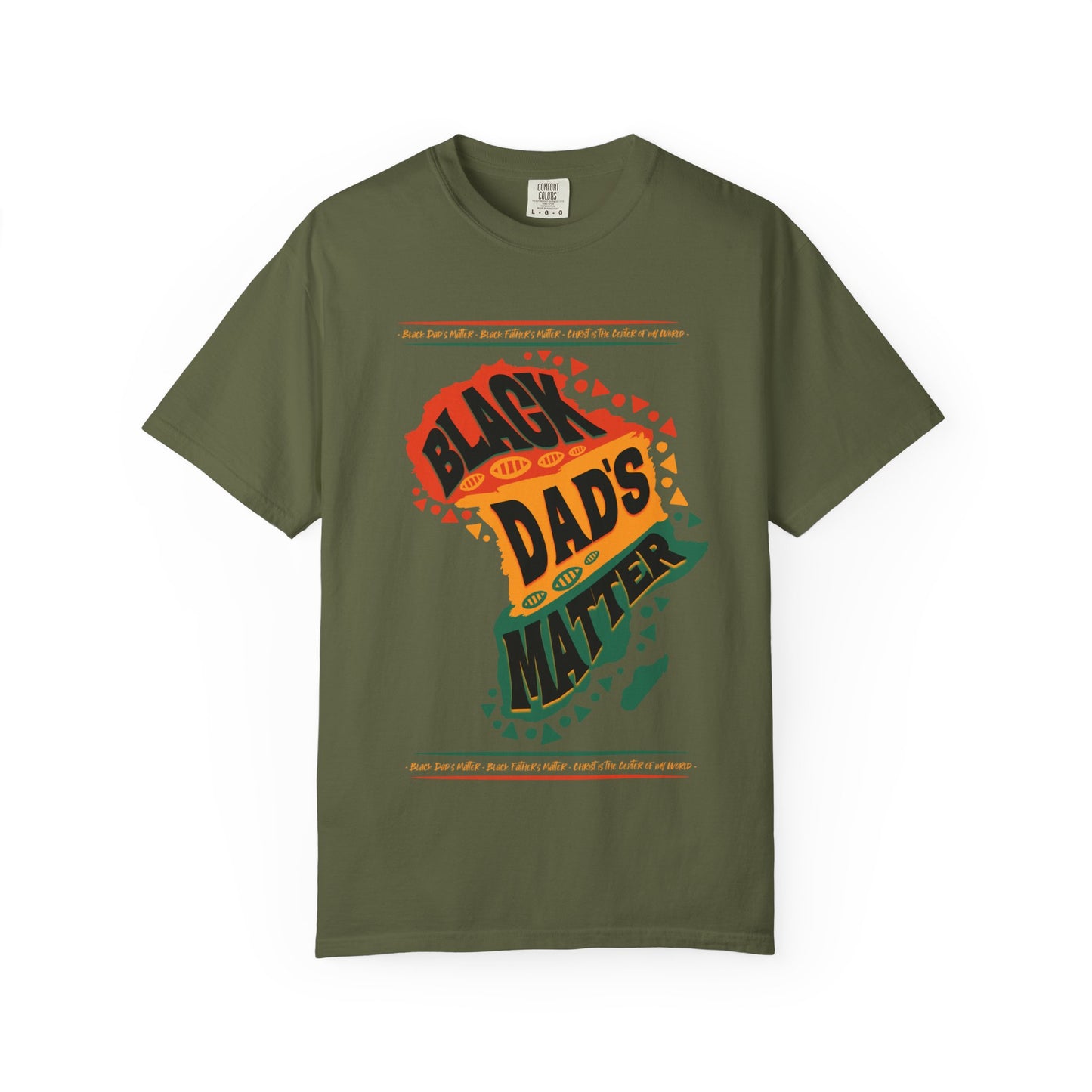 Black Dads Matter Unisex T-Shirt, Perfect for Father's Day, Family Gatherings, and Everyday Wear, Support Black Fatherhood