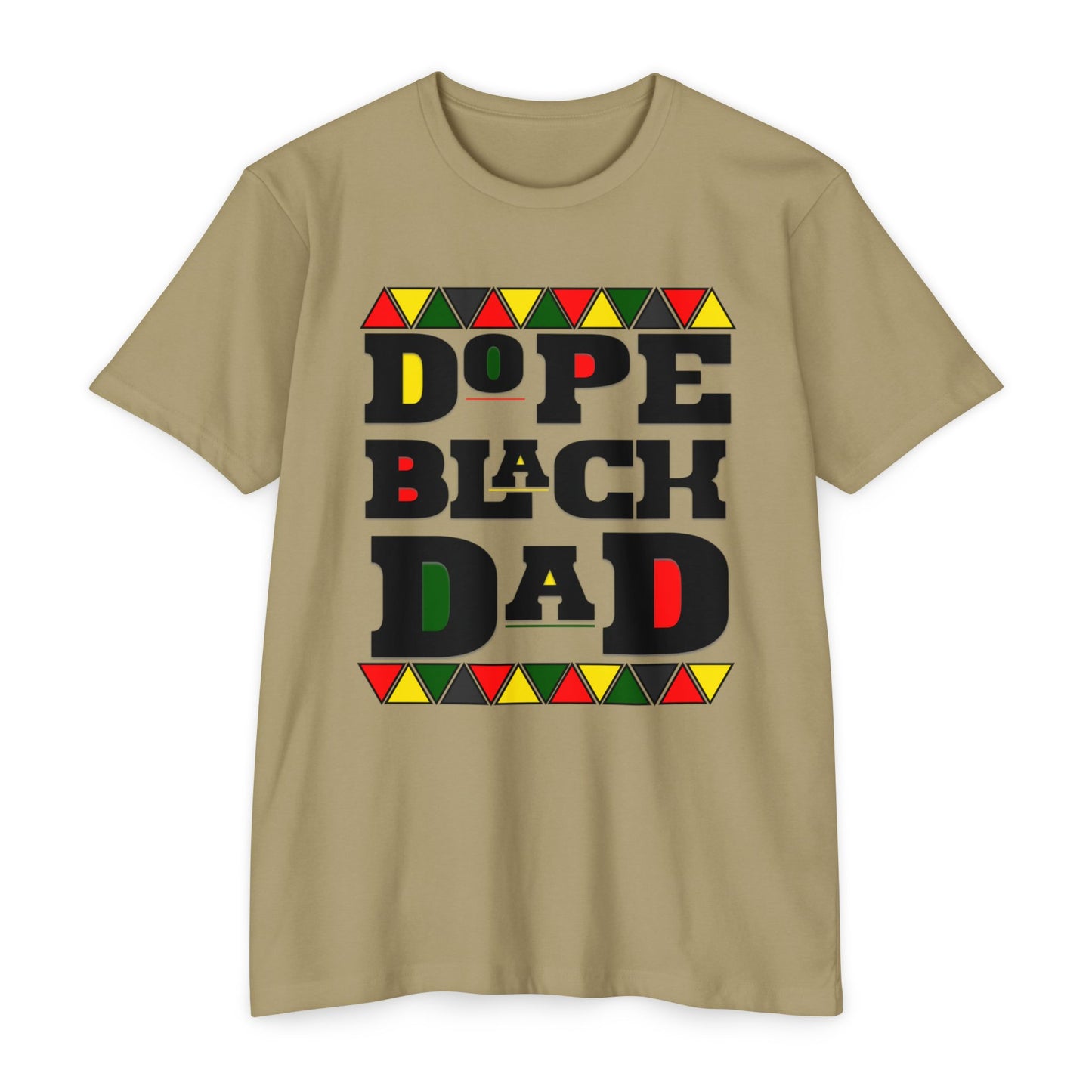 Dope Black Dad T-Shirt, Unisex Jersey Tee for Father's Day, Gift for Dads, Family Reunion Shirt, Cool Black Dad Apparel