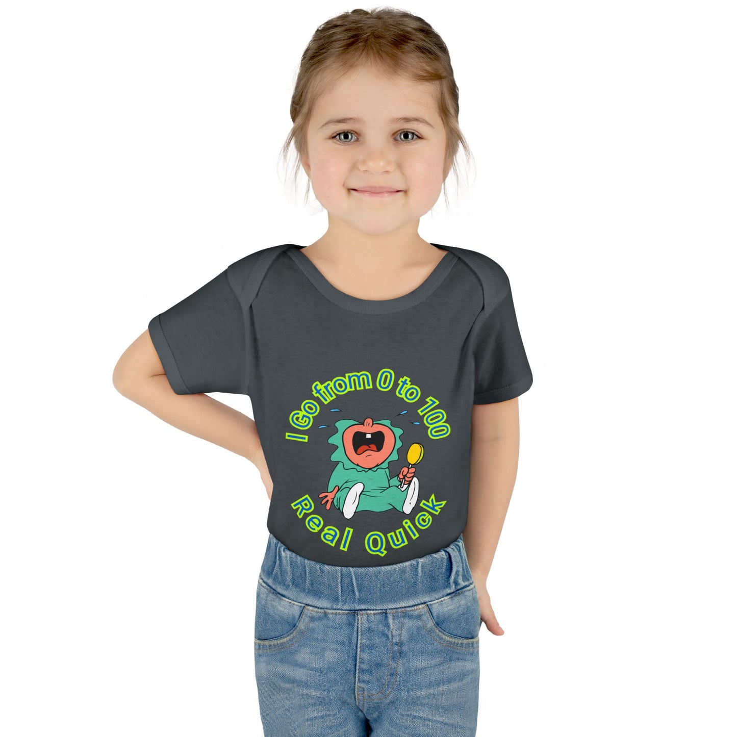 Funny Baby Onesies from 0 to 24 Months, Cute Colorful Baby Onesies for Boy or Girl, From 0 to 100 Real Quick, Newborn Baby Shower Gifts