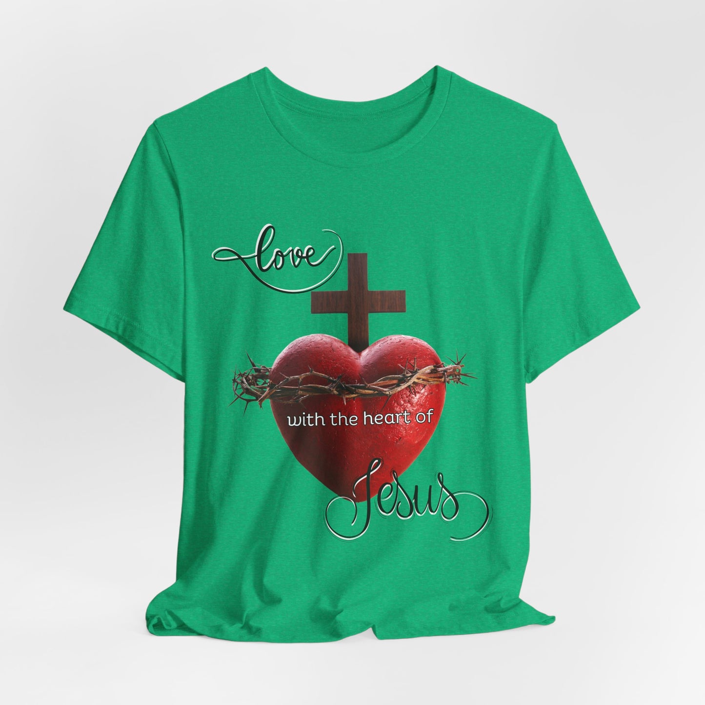 Religious T-Shirts for Men & Women, Christian T-Shirts, Christian Gifts, Jesus Loves Shirts, Jesus T-Shirts, Religious Jesus T-Shirt, Unisex Jersey Short Sleeve Tee