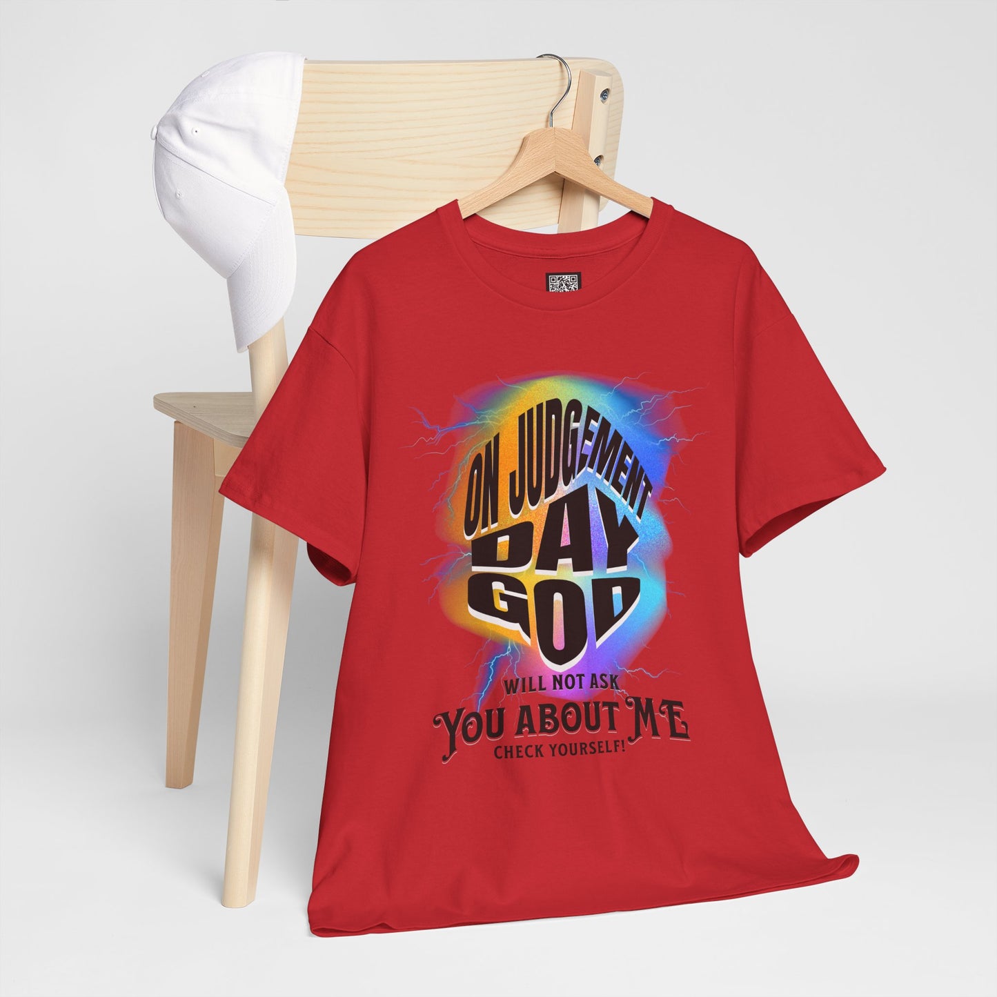 On Judgement Day Graphic Tee, Funny Christian T-Shirt for Men and Women, Gift for Believers, Casual Wear, Religious Statement T-Shirt