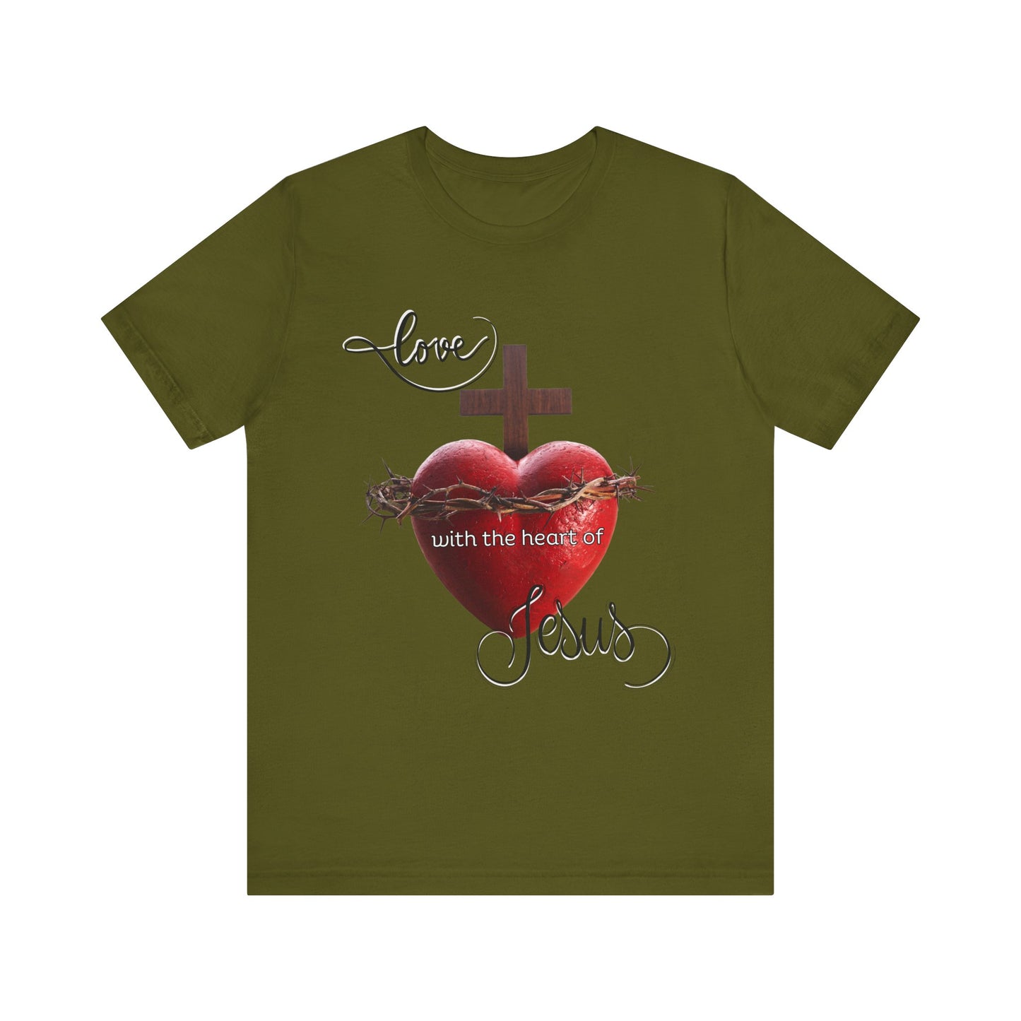 Religious T-Shirts for Men & Women, Christian T-Shirts, Christian Gifts, Jesus Loves Shirts, Jesus T-Shirts, Religious Jesus T-Shirt, Unisex Jersey Short Sleeve Tee