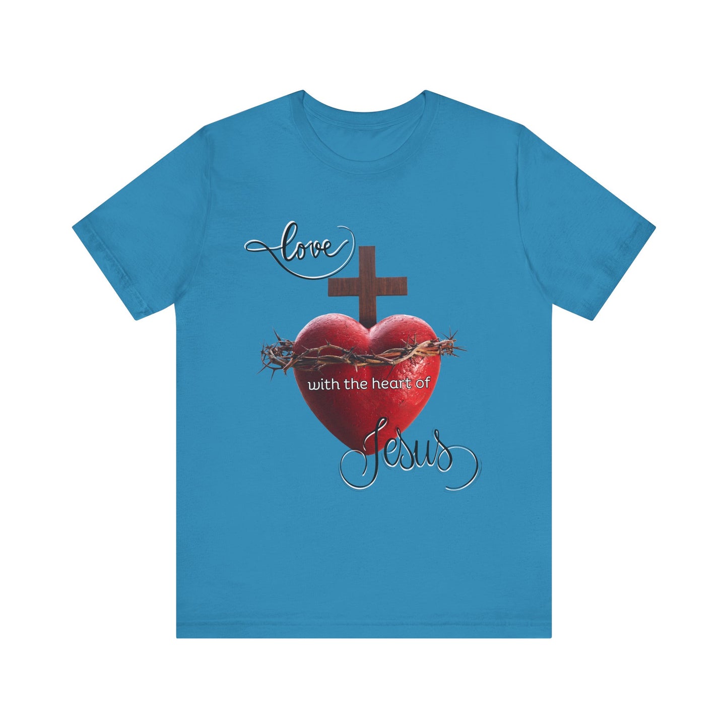 Religious T-Shirts for Men & Women, Christian T-Shirts, Christian Gifts, Jesus Loves Shirts, Jesus T-Shirts, Religious Jesus T-Shirt, Unisex Jersey Short Sleeve Tee