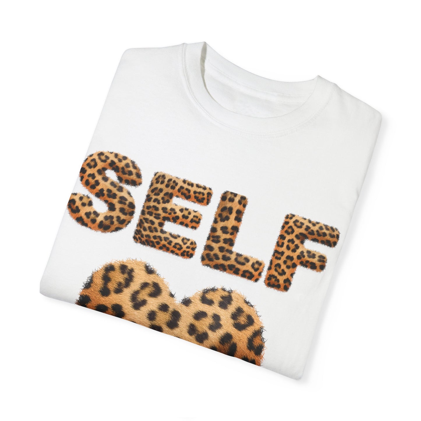 "Self-Love Is Not Selfish" Unisex Garment-Dyed T-shirt, I Love Myself T-Shirts for Women, Black Women Empowerment, Black Girl Magic