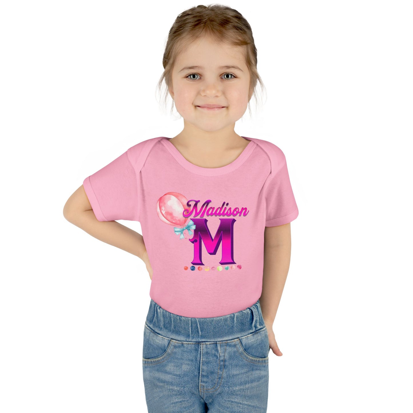 Personalized Infant Baby Rib Bodysuit, Custom Personalized Onesies for Boys and Girls, Colorful Baby Onesies, Personalized Baby Shower Gifts