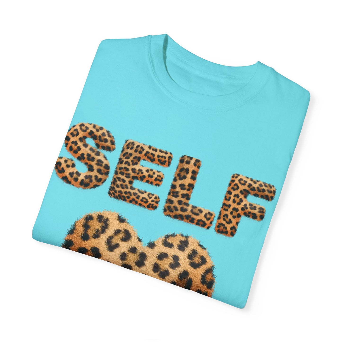 "Self-Love Is Not Selfish" Unisex Garment-Dyed T-shirt, I Love Myself T-Shirts for Women, Black Women Empowerment, Black Girl Magic