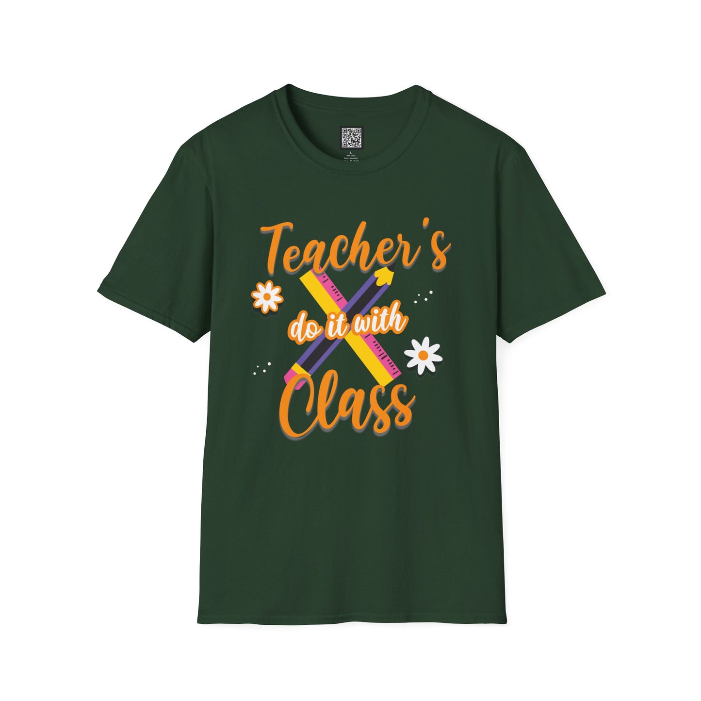 Teacher's do it with Class T-Shirt, Cute Teacher Gift, Teacher Back to School Tee, Teacher Appreciation Day, Teacher Classroom Outfit