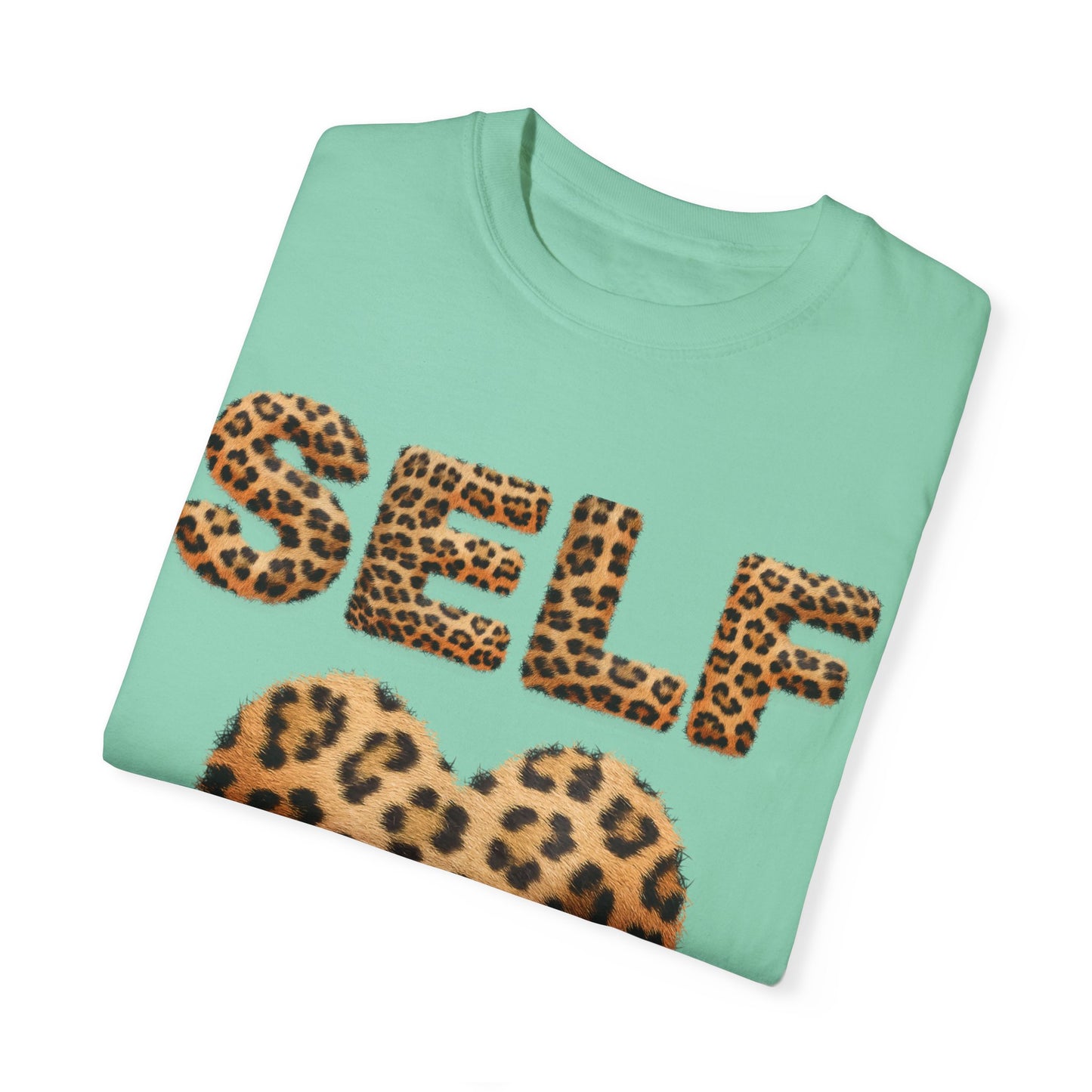 "Self-Love Is Not Selfish" Unisex Garment-Dyed T-shirt, I Love Myself T-Shirts for Women, Black Women Empowerment, Black Girl Magic
