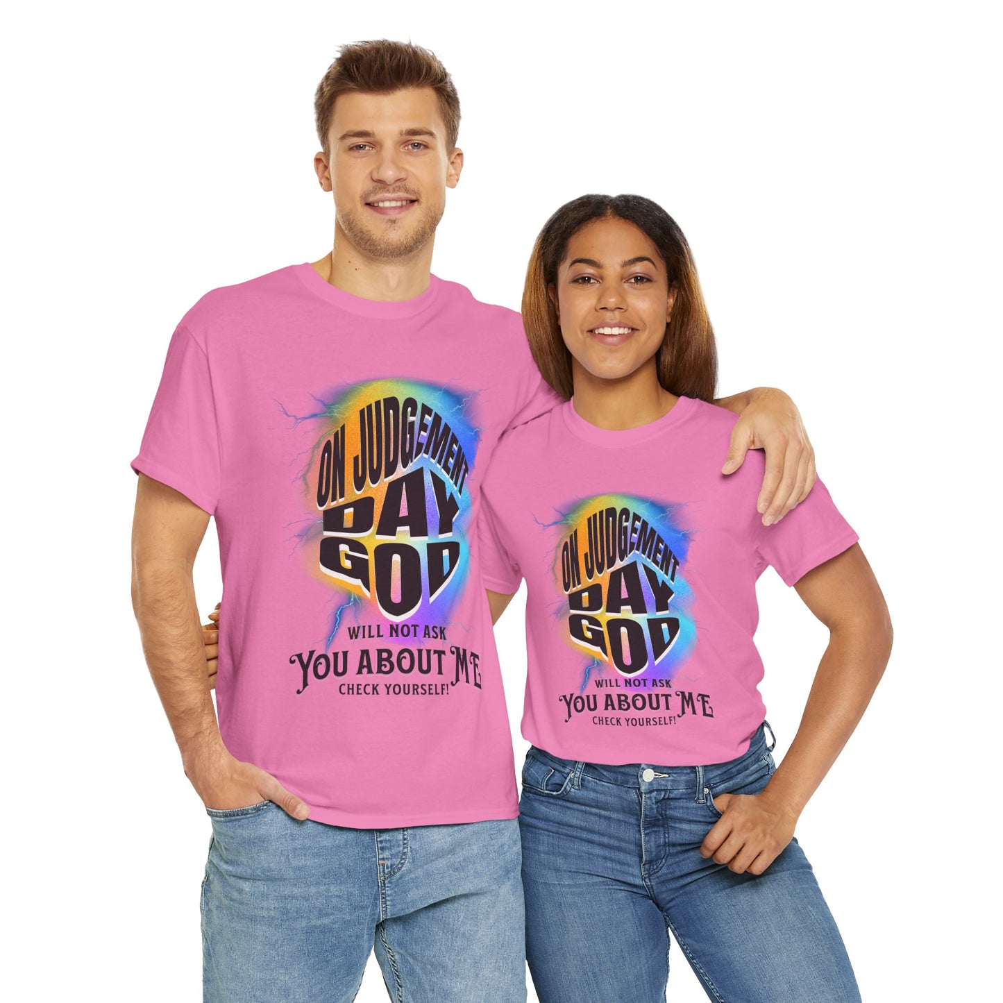 On Judgement Day Graphic Tee, Funny Christian T-Shirt for Men and Women, Gift for Believers, Casual Wear, Religious Statement T-Shirt