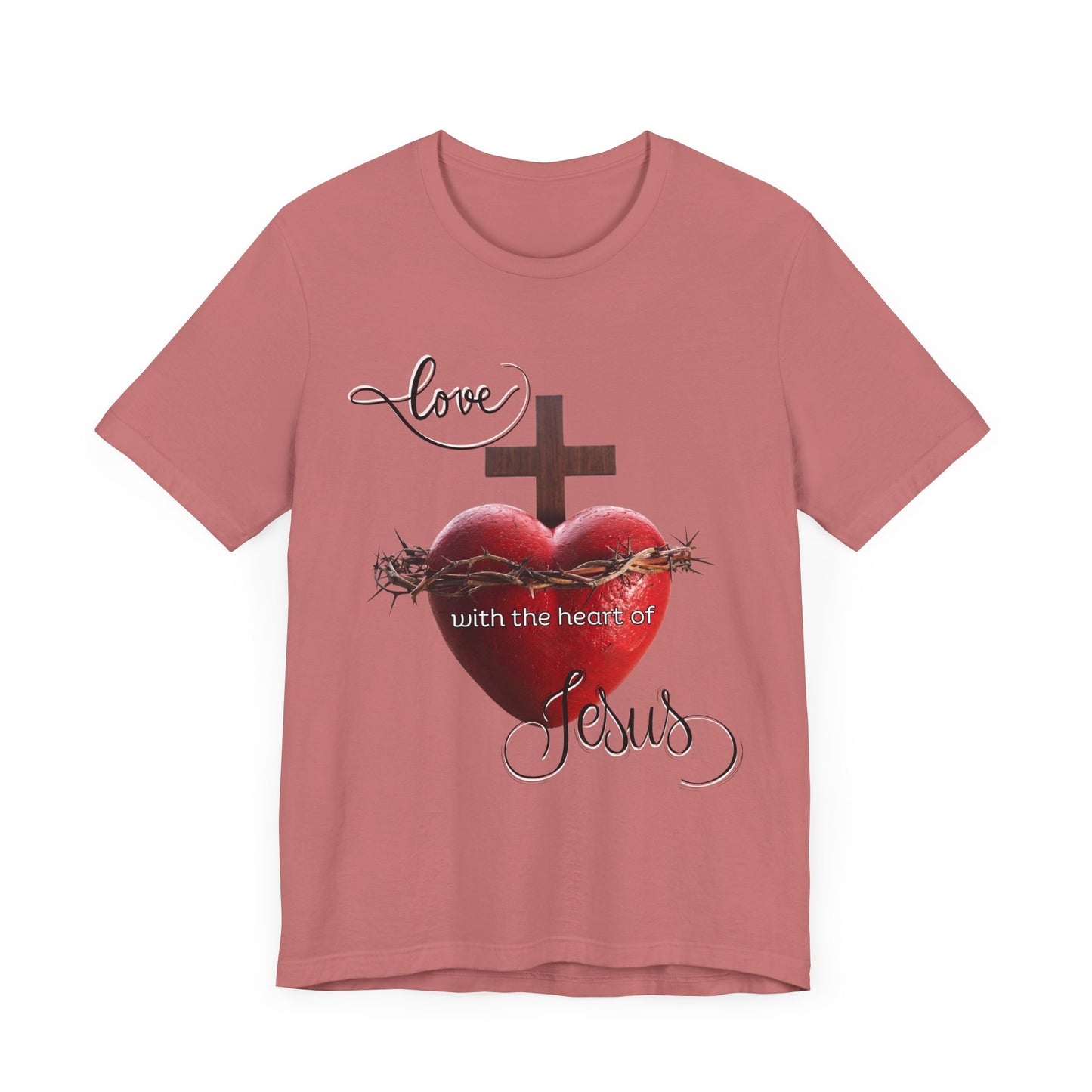 Religious T-Shirts for Men & Women, Christian T-Shirts, Christian Gifts, Jesus Loves Shirts, Jesus T-Shirts, Religious Jesus T-Shirt, Unisex Jersey Short Sleeve Tee