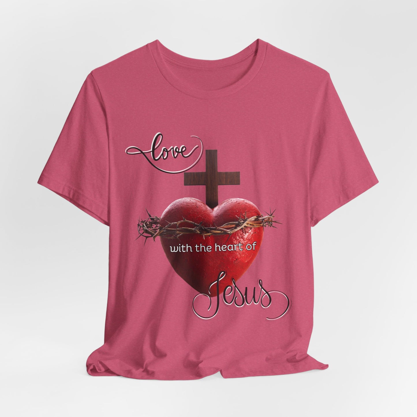 Religious T-Shirts for Men & Women, Christian T-Shirts, Christian Gifts, Jesus Loves Shirts, Jesus T-Shirts, Religious Jesus T-Shirt, Unisex Jersey Short Sleeve Tee