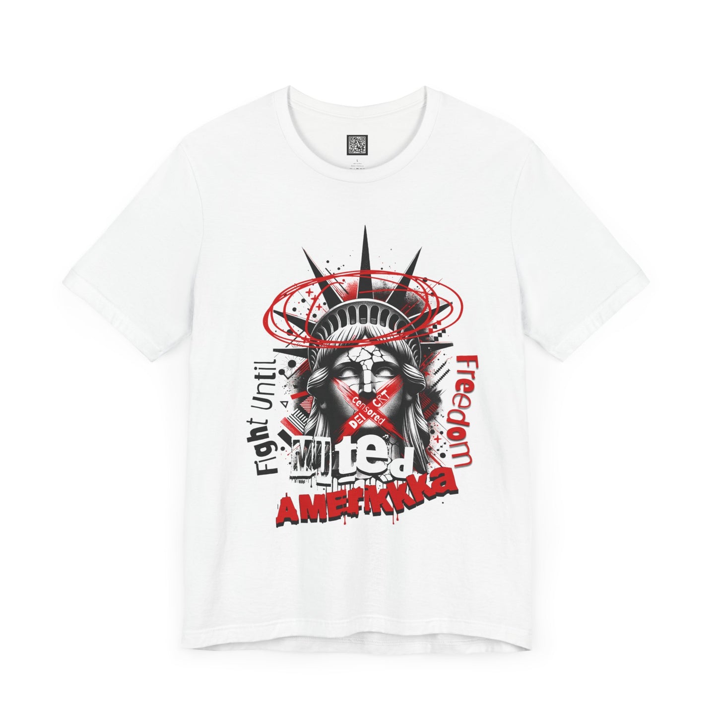 Patriotic Freedom Graphic Tee, Fight Oligarchy in America T-Shirts, This is America Shirt, Unisex Freedom for America Tees