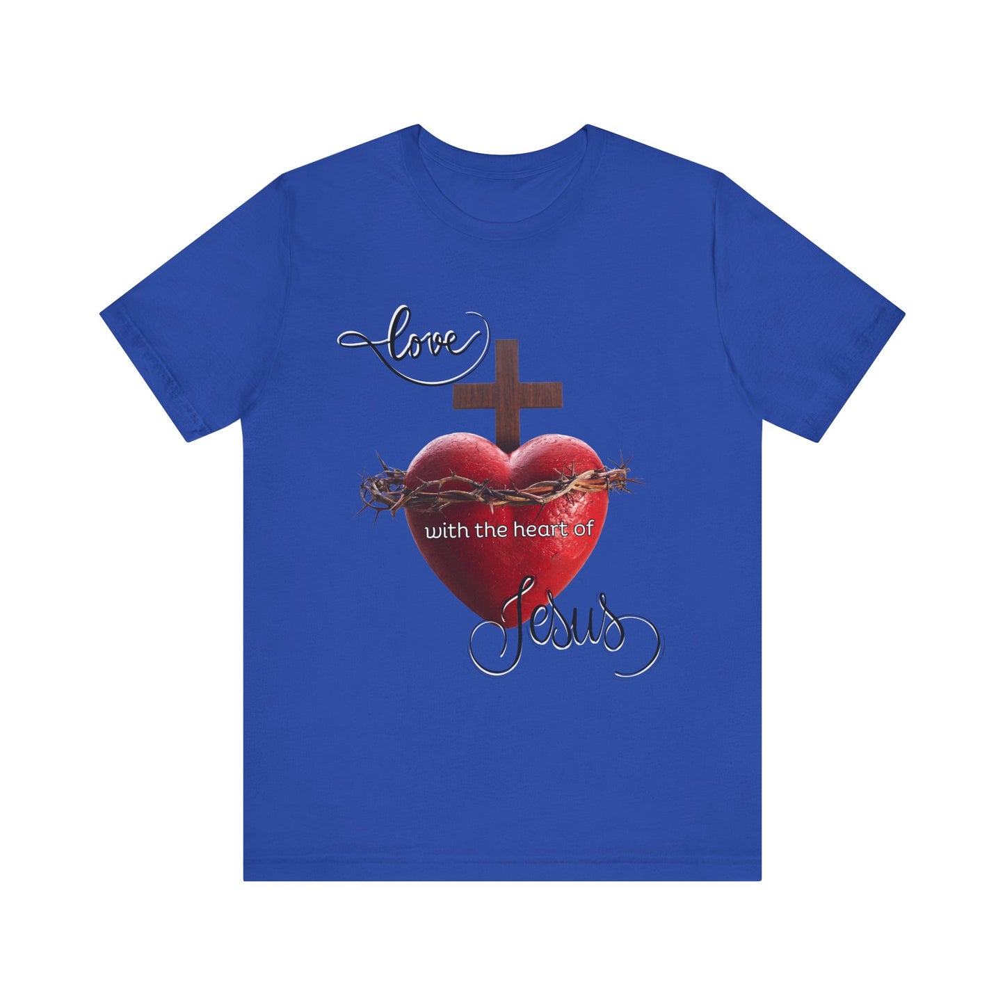 Religious T-Shirts for Men & Women, Christian T-Shirts, Christian Gifts, Jesus Loves Shirts, Jesus T-Shirts, Religious Jesus T-Shirt, Unisex Jersey Short Sleeve Tee