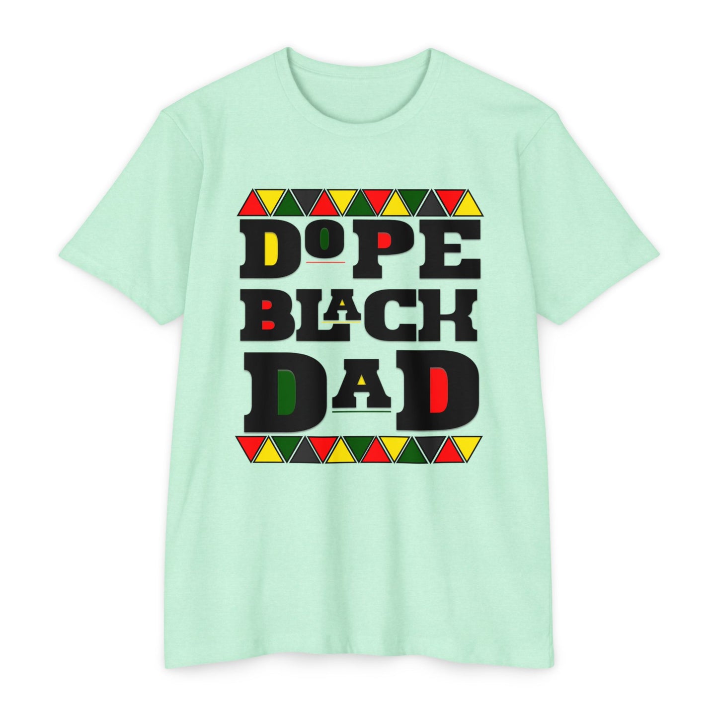 Dope Black Dad T-Shirt, Unisex Jersey Tee for Father's Day, Gift for Dads, Family Reunion Shirt, Cool Black Dad Apparel