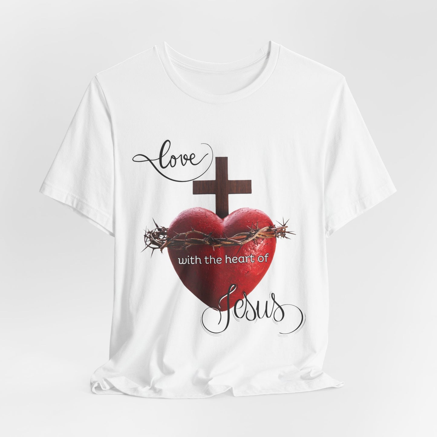 Religious T-Shirts for Men & Women, Christian T-Shirts, Christian Gifts, Jesus Loves Shirts, Jesus T-Shirts, Religious Jesus T-Shirt, Unisex Jersey Short Sleeve Tee