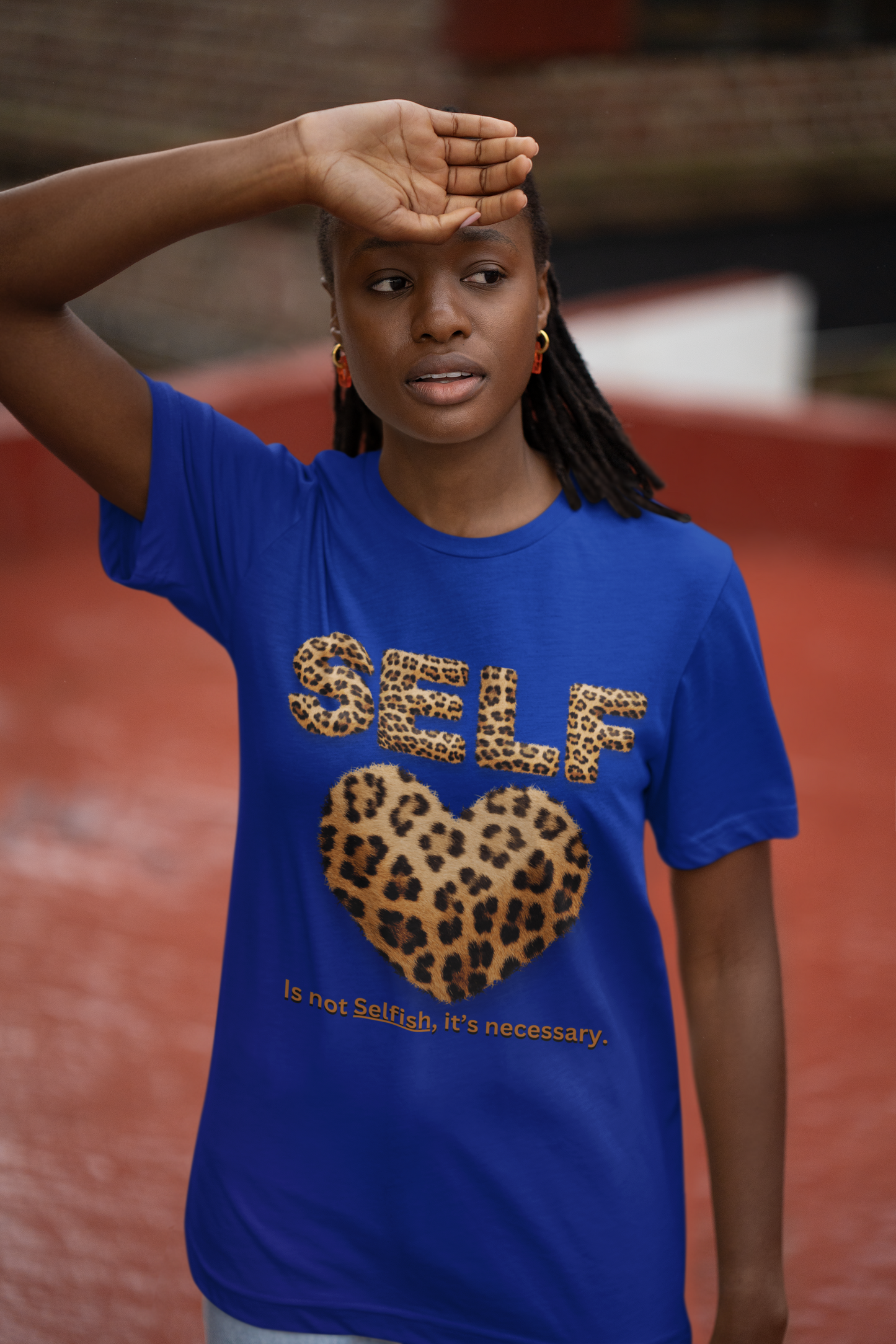 "Self-Love Is Not Selfish" Unisex Garment-Dyed T-shirt, I Love Myself T-Shirts for Women, Black Women Empowerment, Black Girl Magic