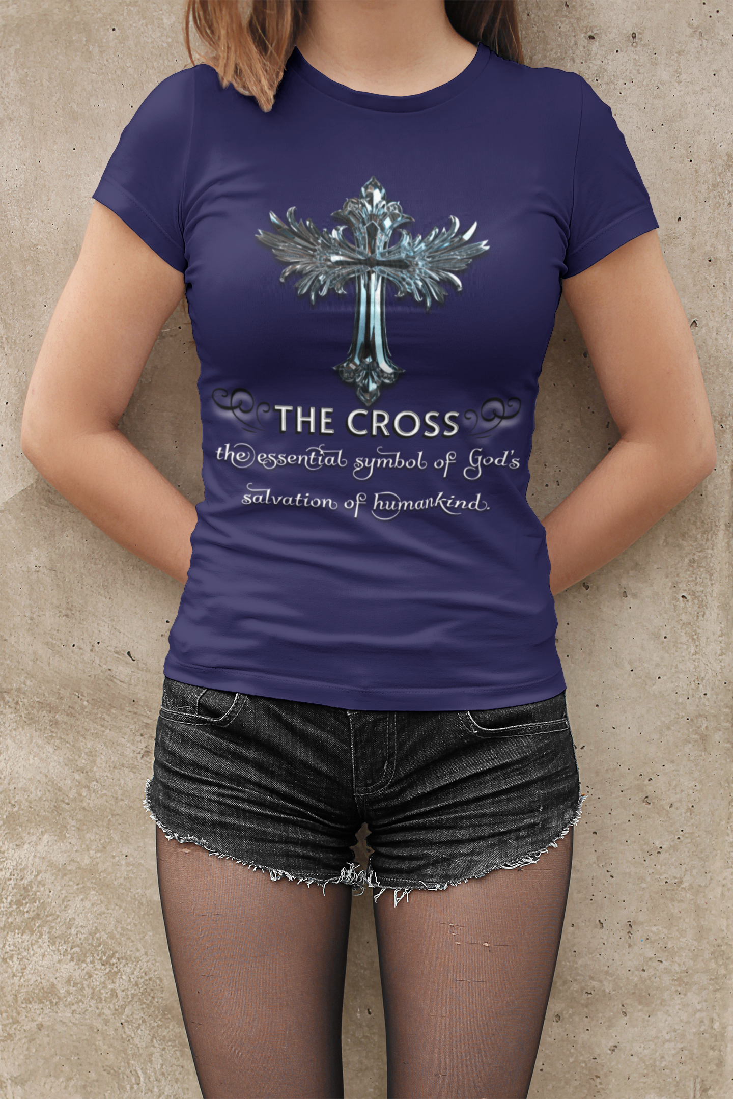 Faith-Inspired Unisex Tee, The Cross, A Symbol of Salvation, Christian Merchandise Great for Gifting, Religious Inspirational Tees
