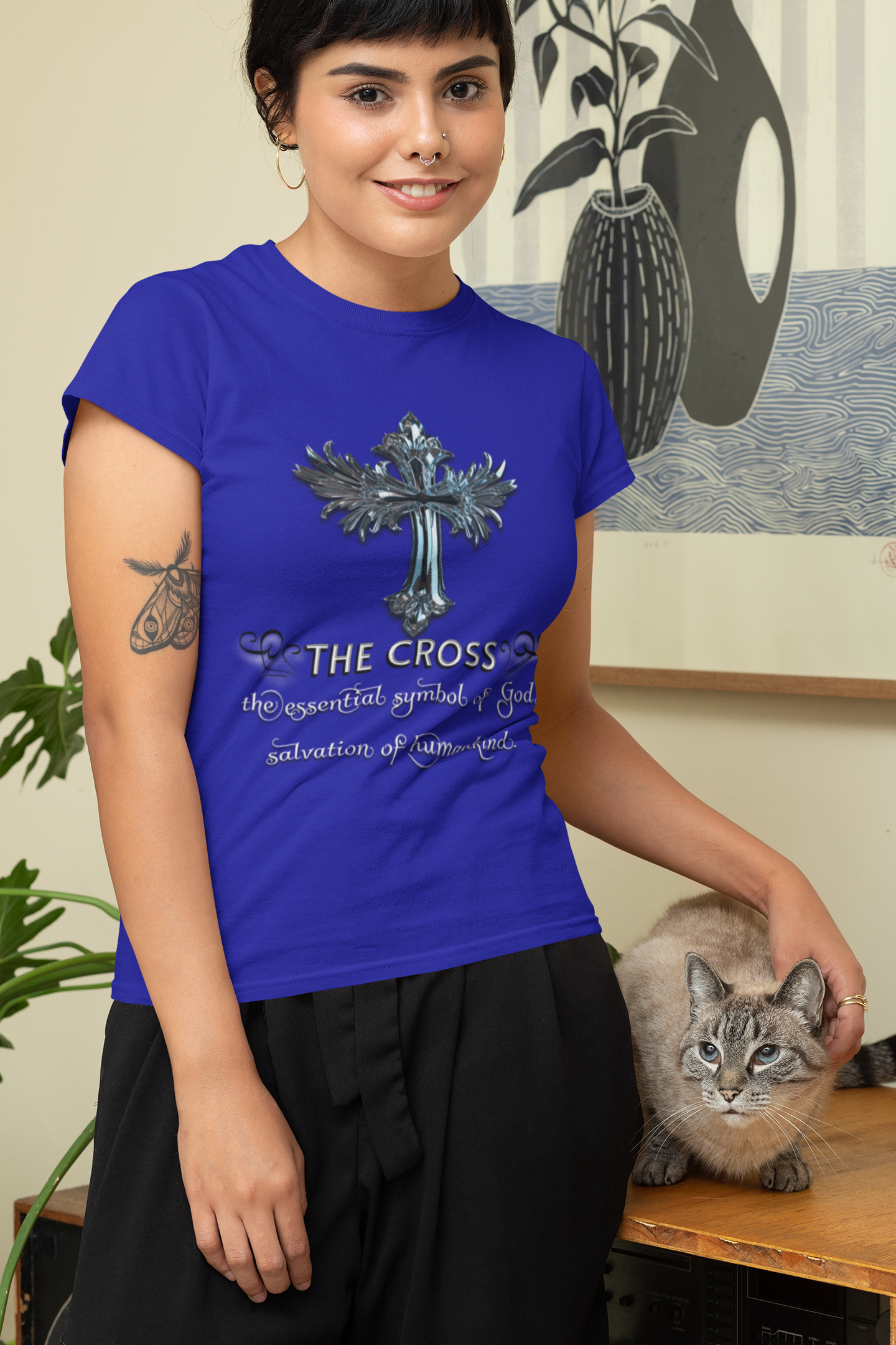 Faith-Inspired Unisex Tee, The Cross, A Symbol of Salvation, Christian Merchandise Great for Gifting, Religious Inspirational Tees