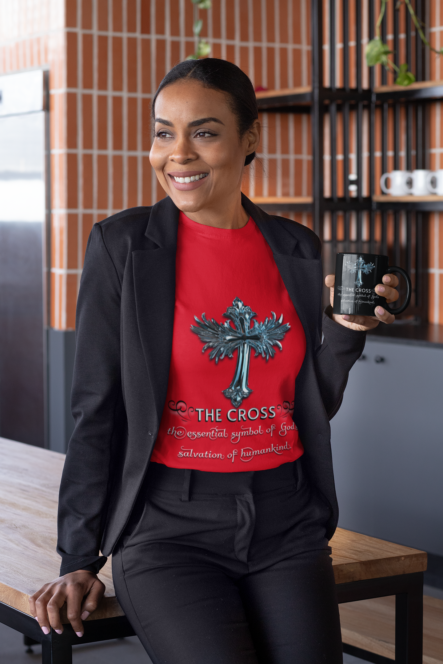 Faith-Inspired Unisex Tee, The Cross, A Symbol of Salvation, Christian Merchandise Great for Gifting, Religious Inspirational Tees