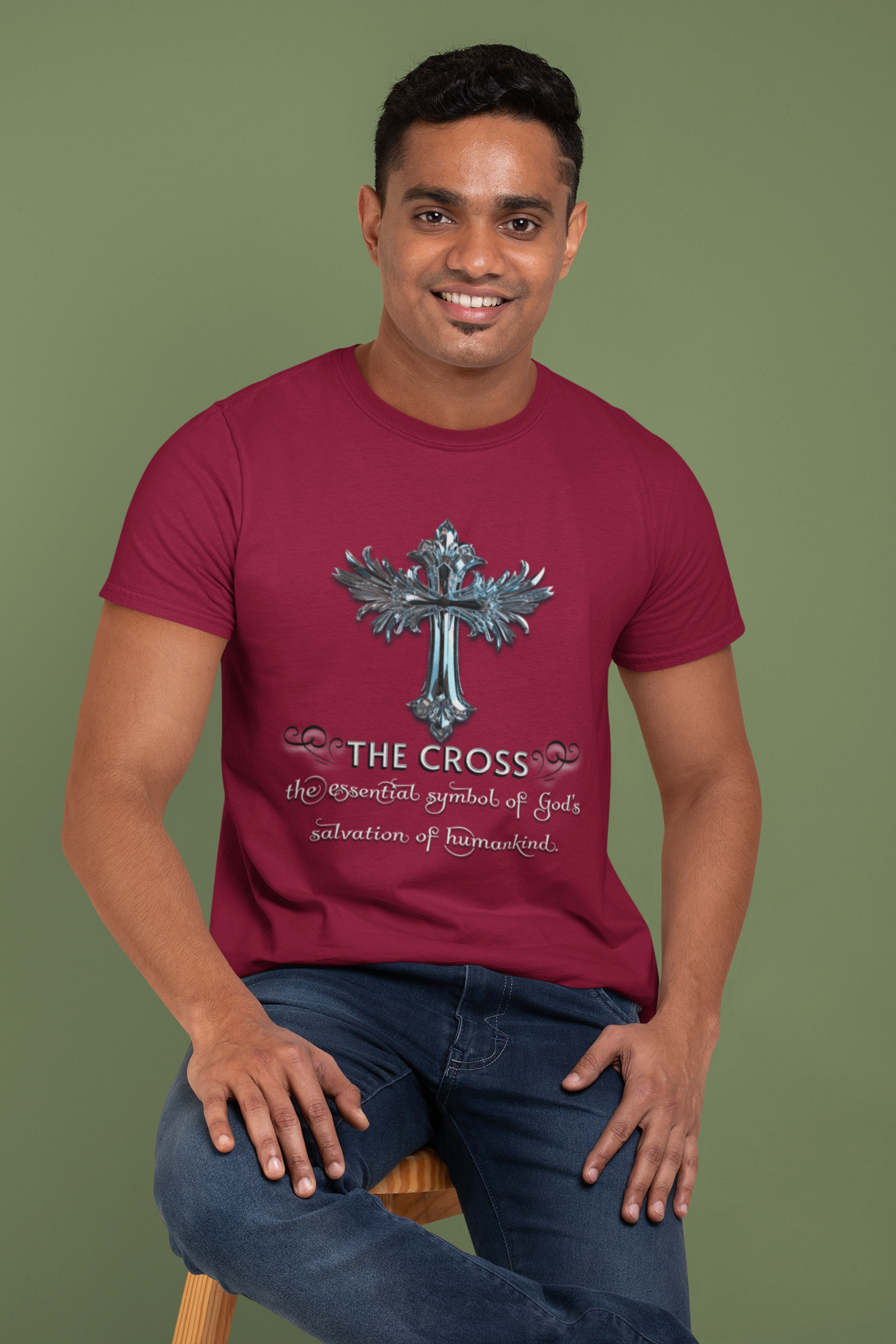 Faith-Inspired Unisex Tee, The Cross, A Symbol of Salvation, Christian Merchandise Great for Gifting, Religious Inspirational Tees