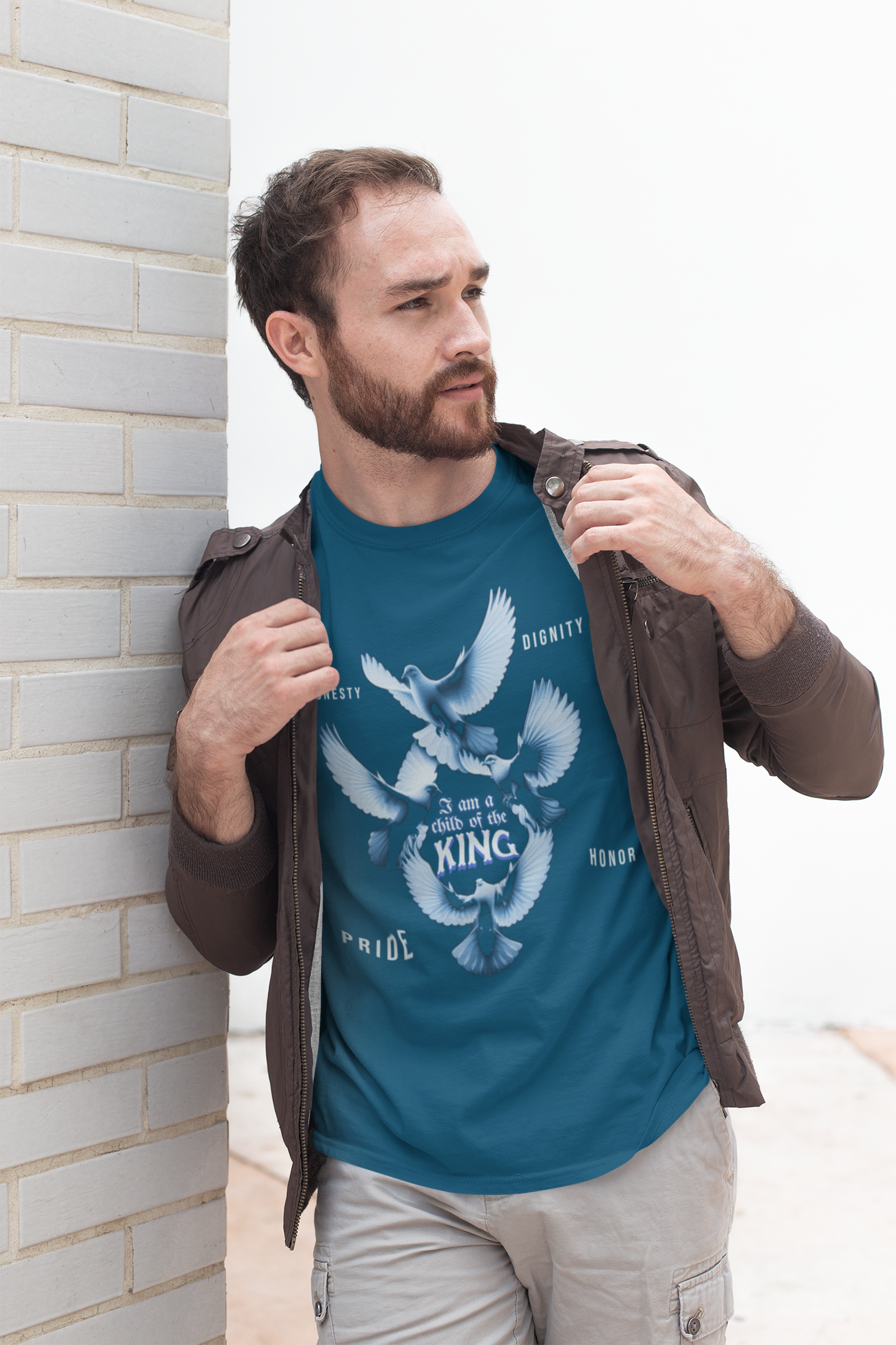 Inspirational Unisex Tee - "Child of the King" - Pride, Honor, Dignity, Religious T-Shirts for Men and Women, Inspirational T-Shirts