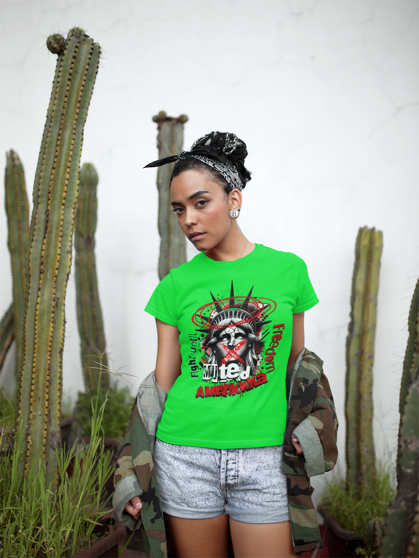 Patriotic Freedom Graphic Tee, Fight Oligarchy in America T-Shirts, This is America Shirt, Unisex Freedom for America Tees